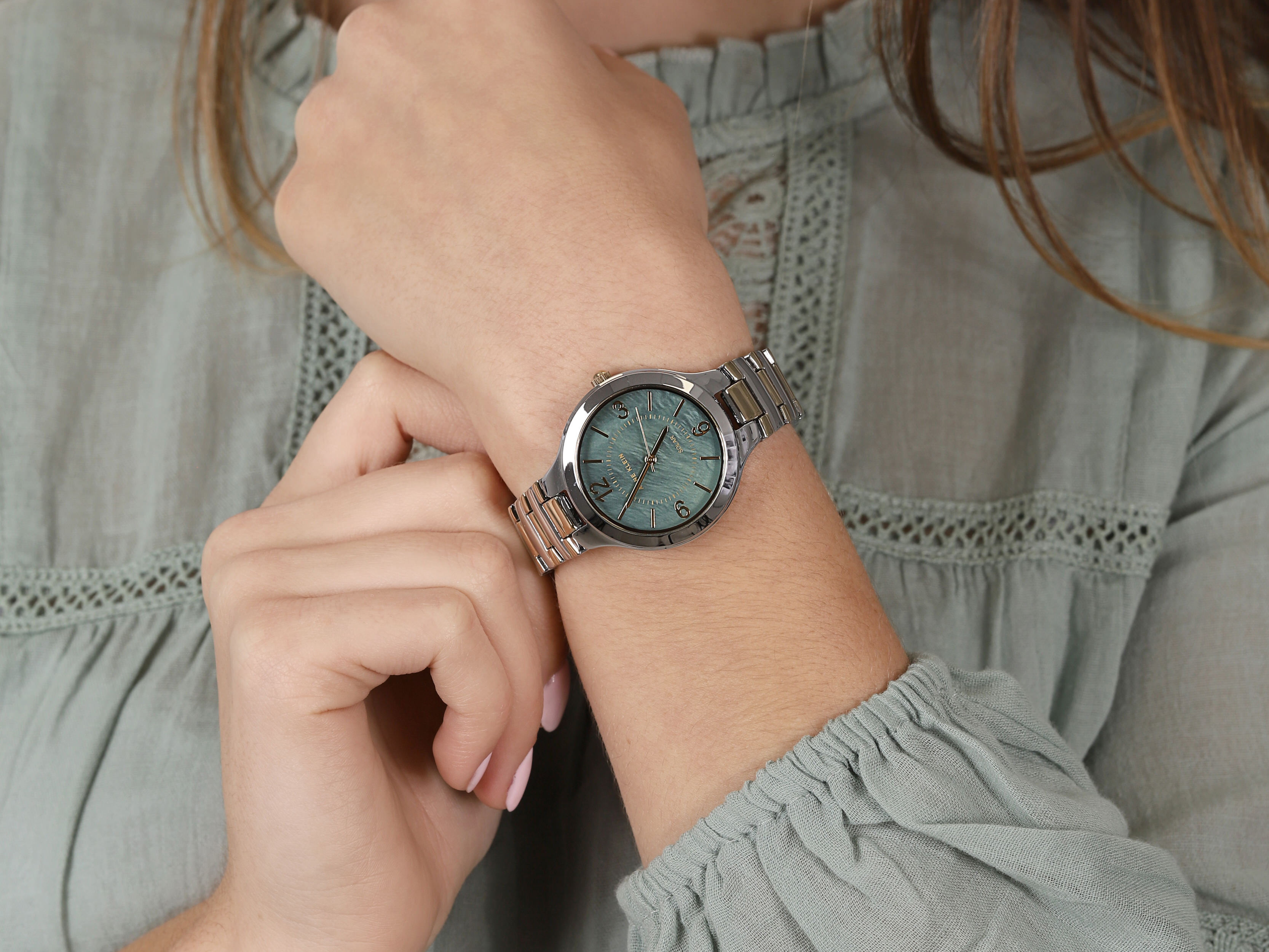 Anne Klein AK-3711GNTT zegarek damski Bransoleta - miniatura 4