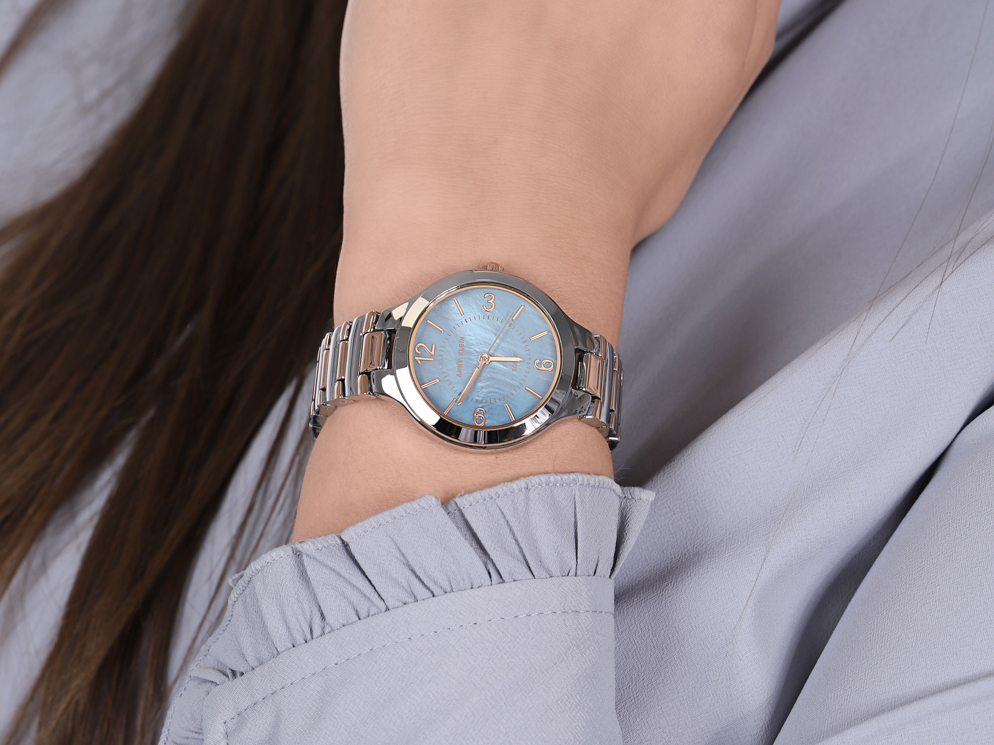 Anne Klein AK-3711NVRT zegarek klasyczny Bransoleta - miniatura 4