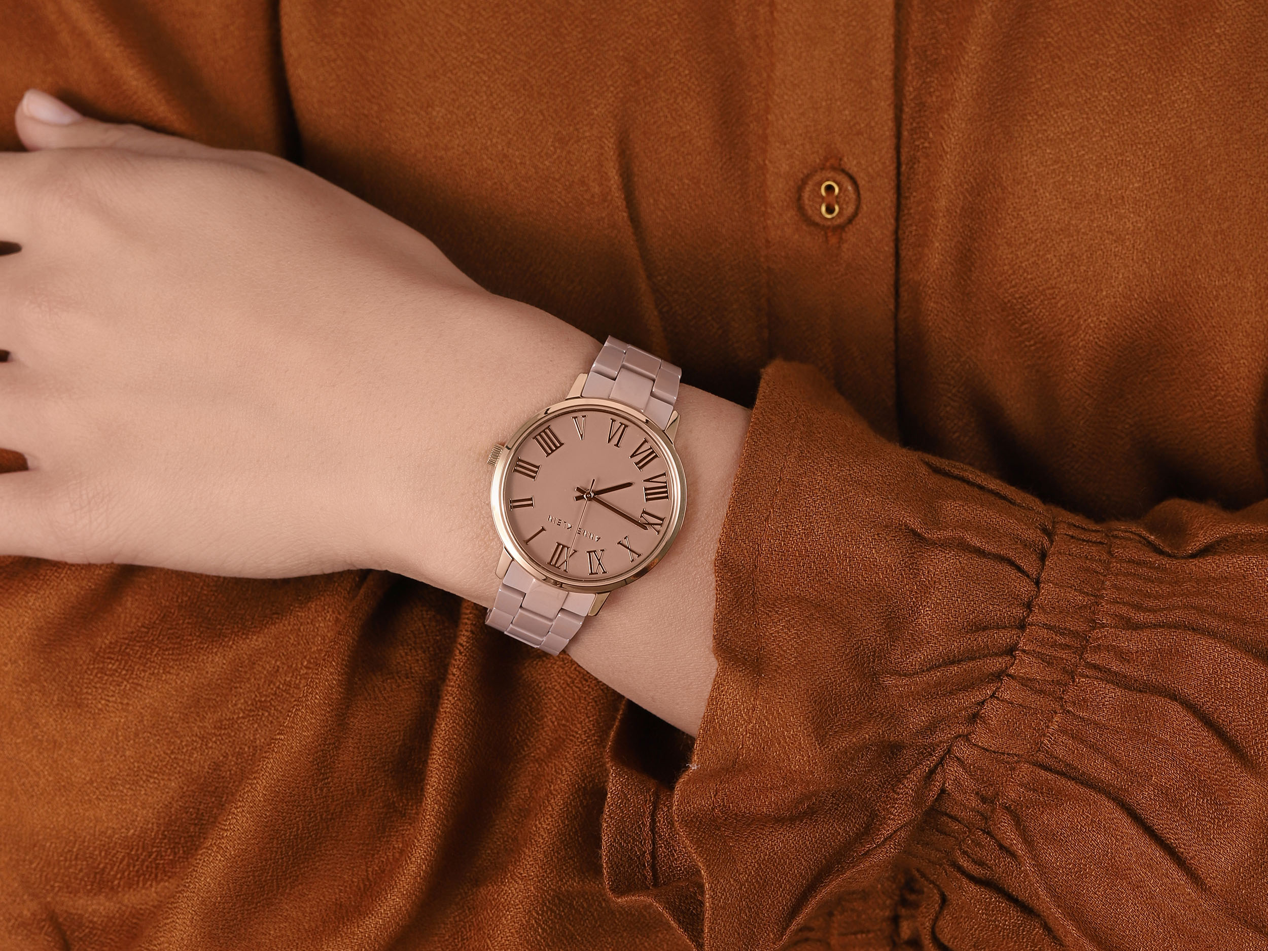 Anne Klein AK-3718TNGB zegarek klasyczny Bransoleta - miniatura 4