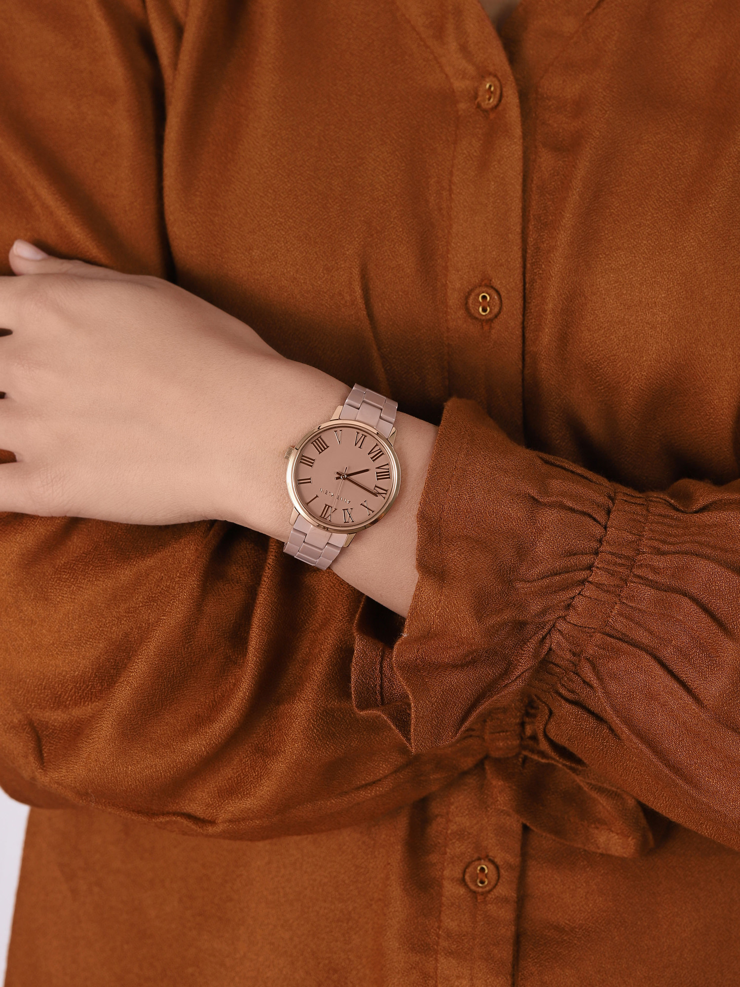 Anne Klein AK-3718TNGB zegarek złoty klasyczny Bransoleta bransoleta - miniatura 3