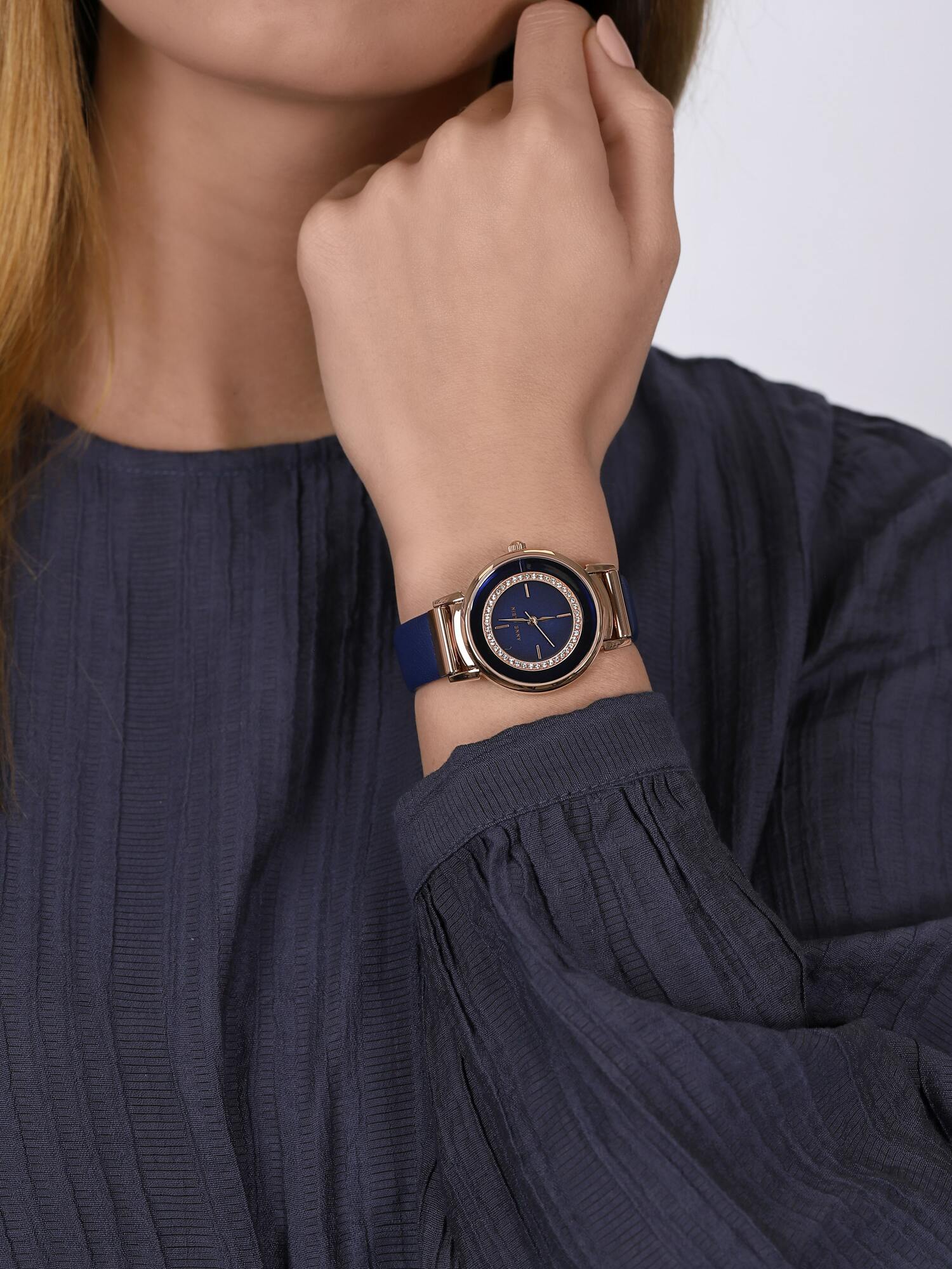 Anne Klein AK-3720RGNV damski zegarek Pasek pasek - miniatura 3