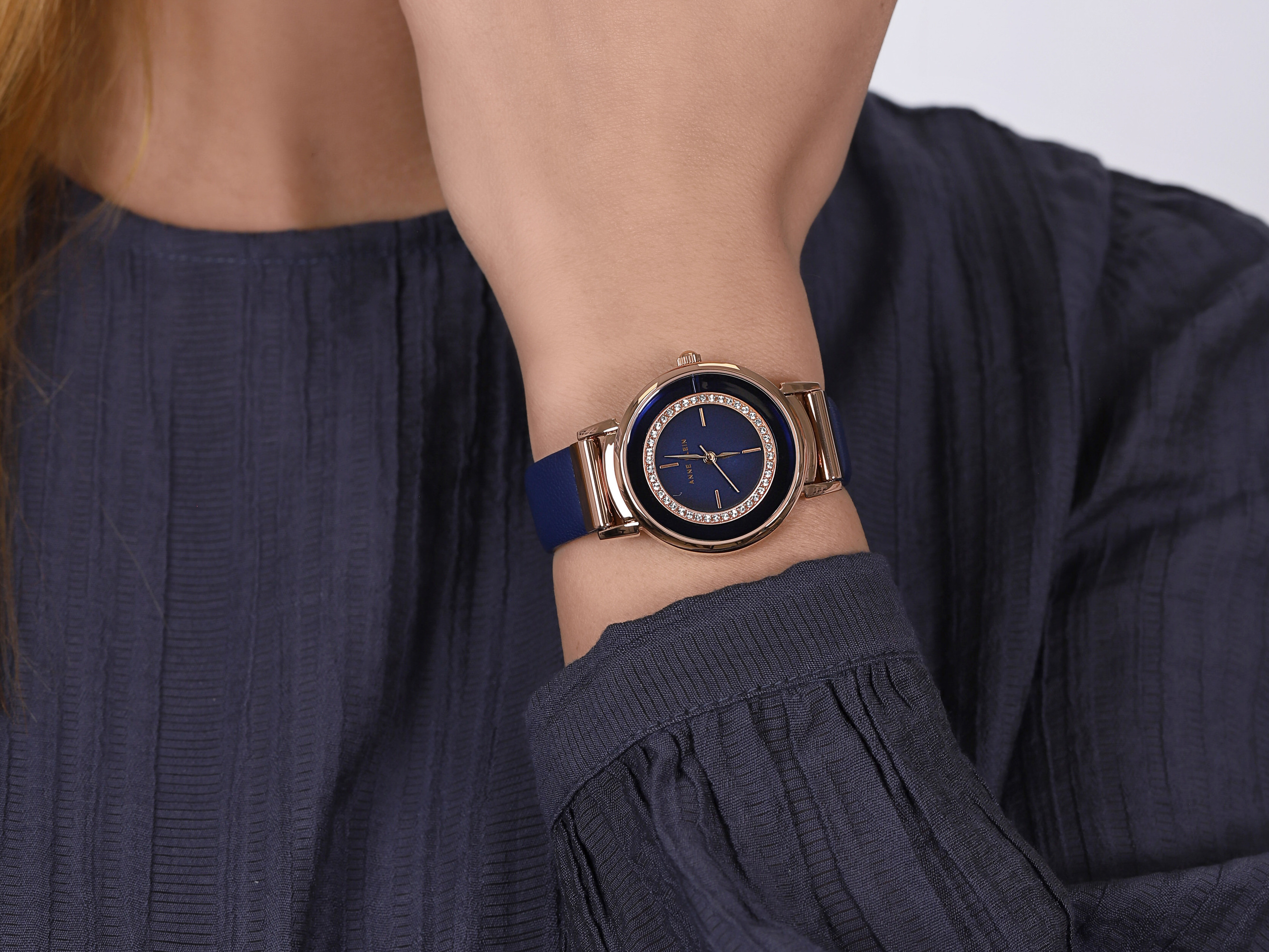 Anne Klein AK-3720RGNV zegarek damski Pasek - miniatura 4