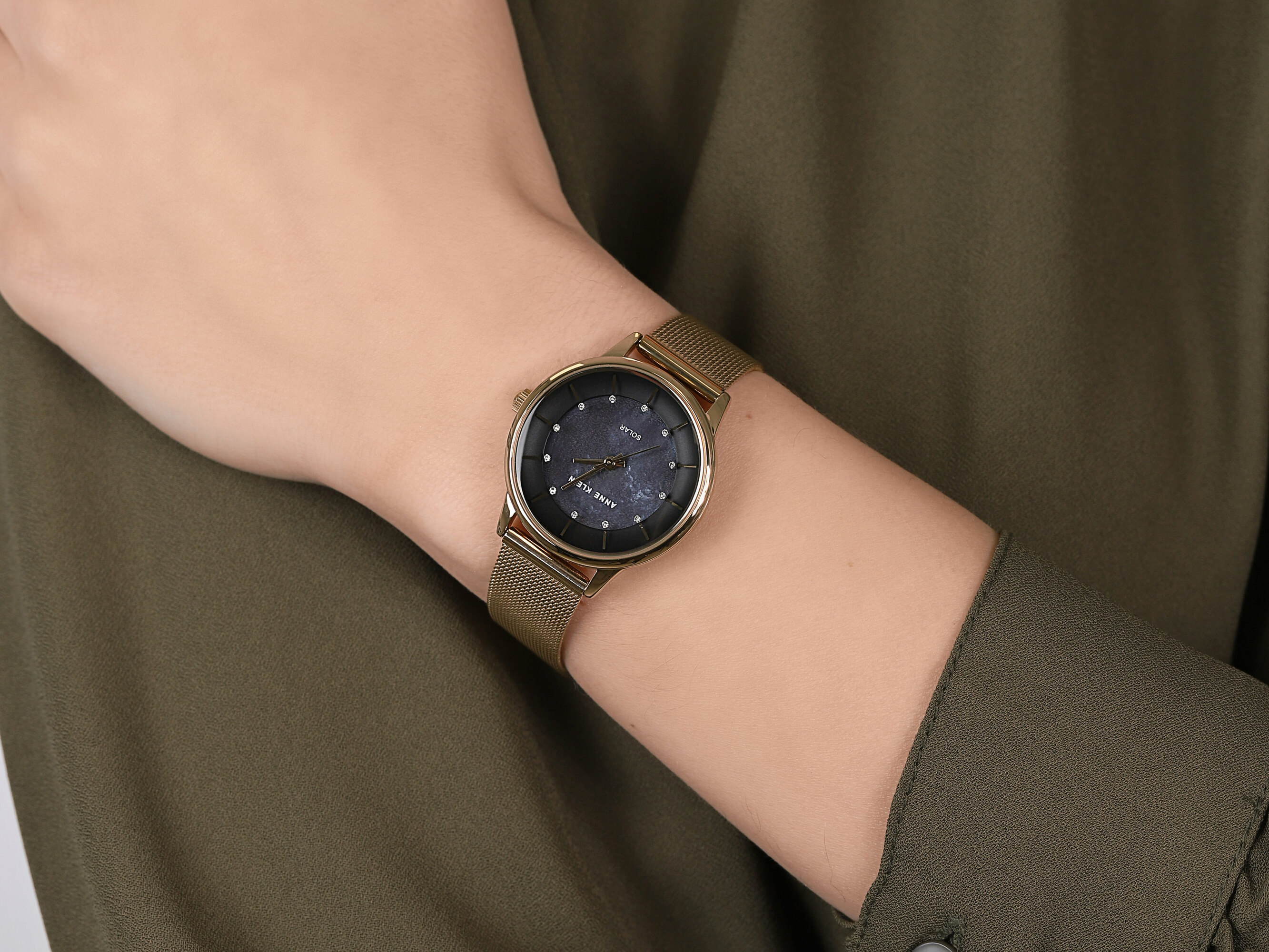 Anne Klein AK-3722BMGB zegarek złoty klasyczny Bransoleta bransoleta - miniatura 4