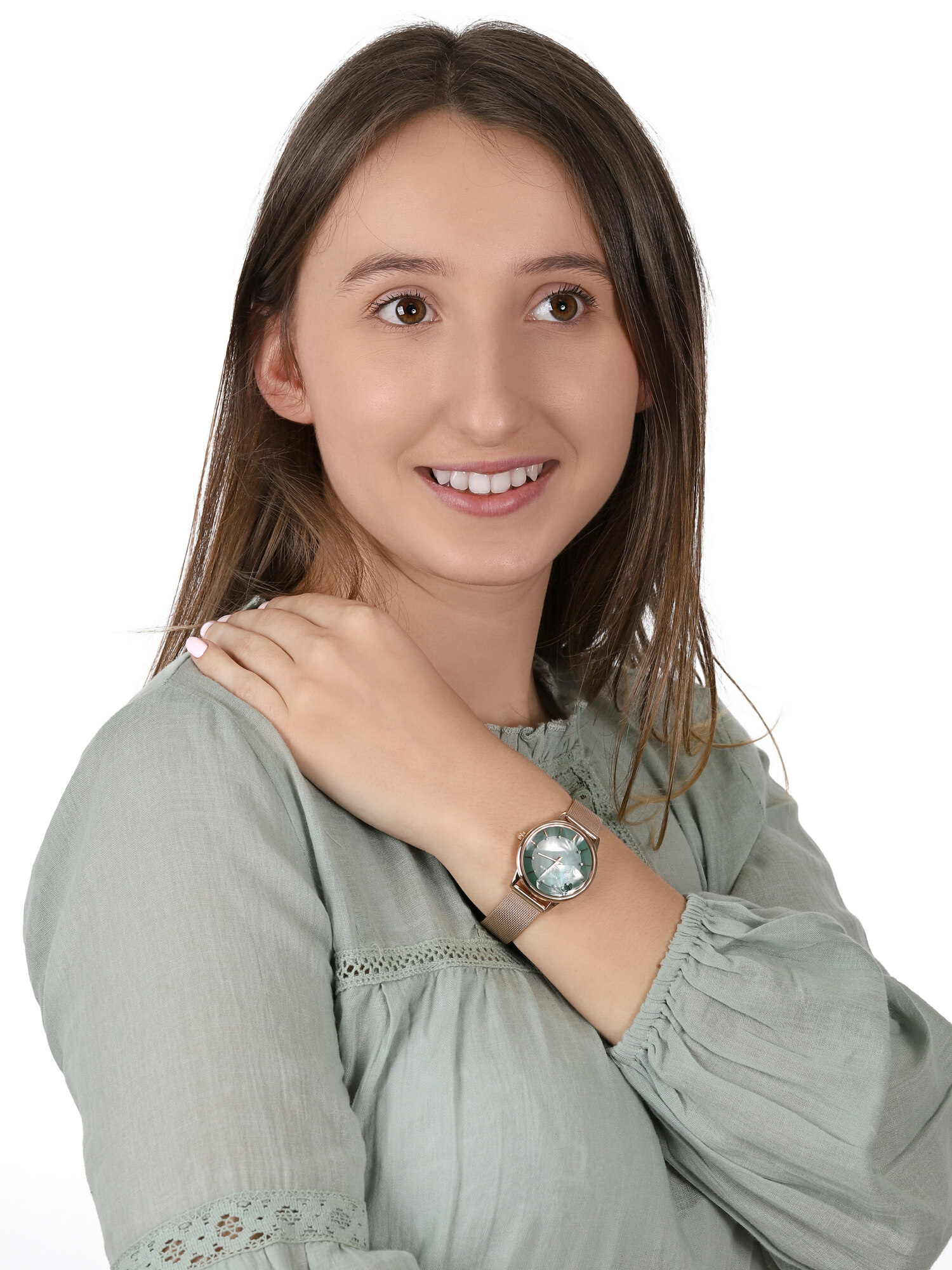Anne Klein AK-3722GMRG zegarek klasyczny Bransoleta - miniatura 2
