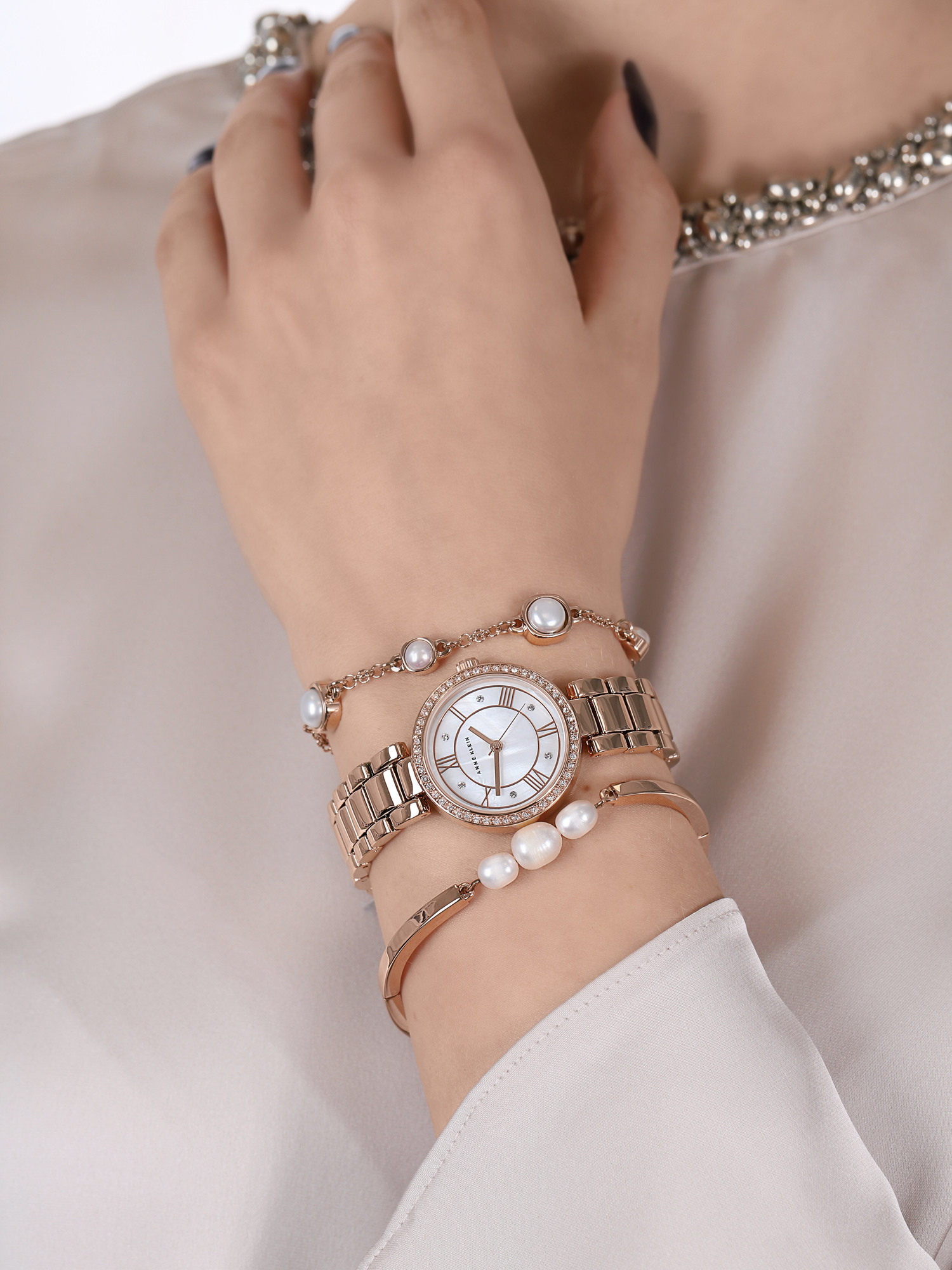 Anne Klein AK-3748RGST damski zegarek Bransoleta bransoleta - miniatura 3