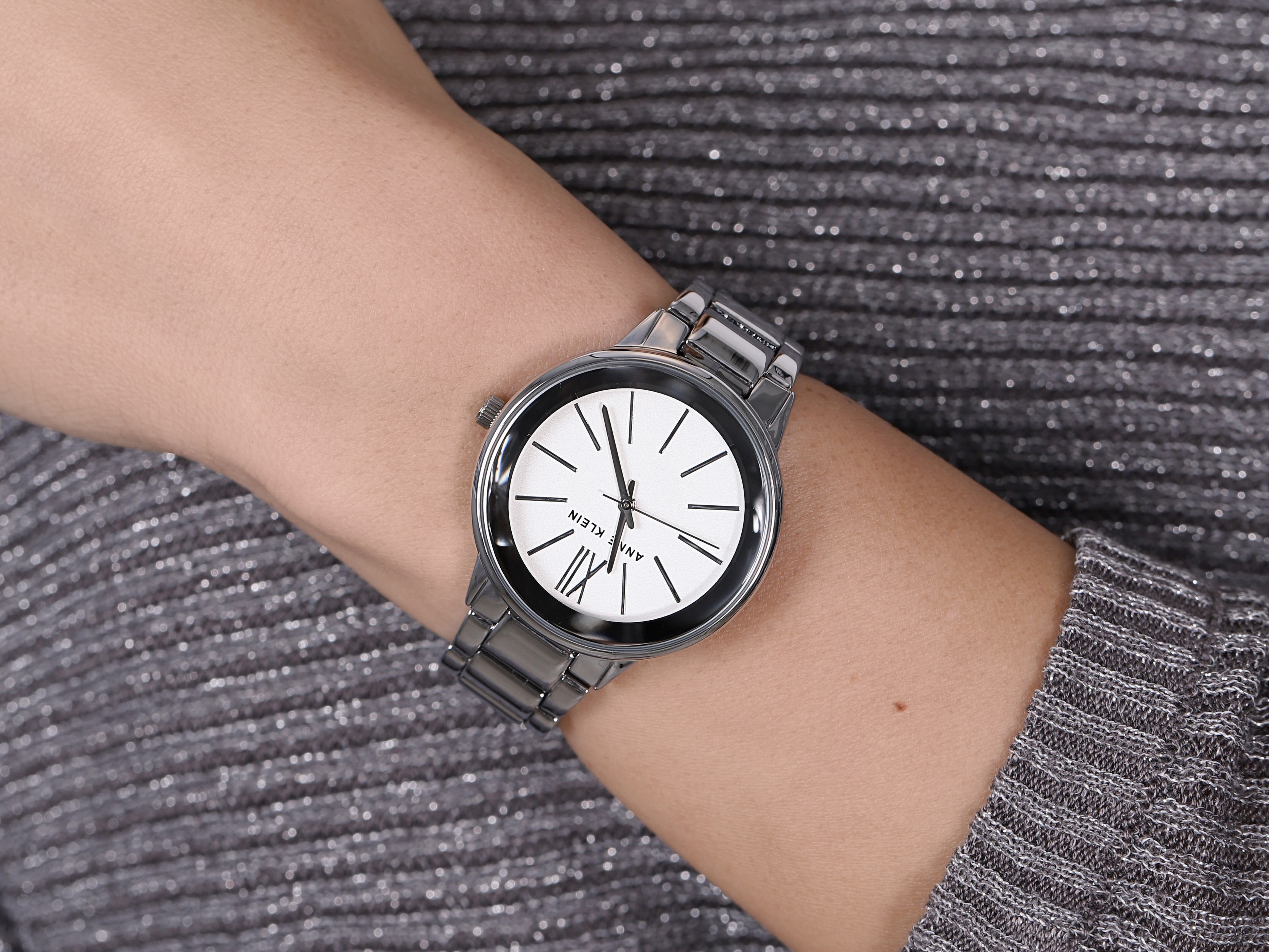 Anne Klein AK-3751SVSV damski zegarek Bransoleta bransoleta - miniatura 4