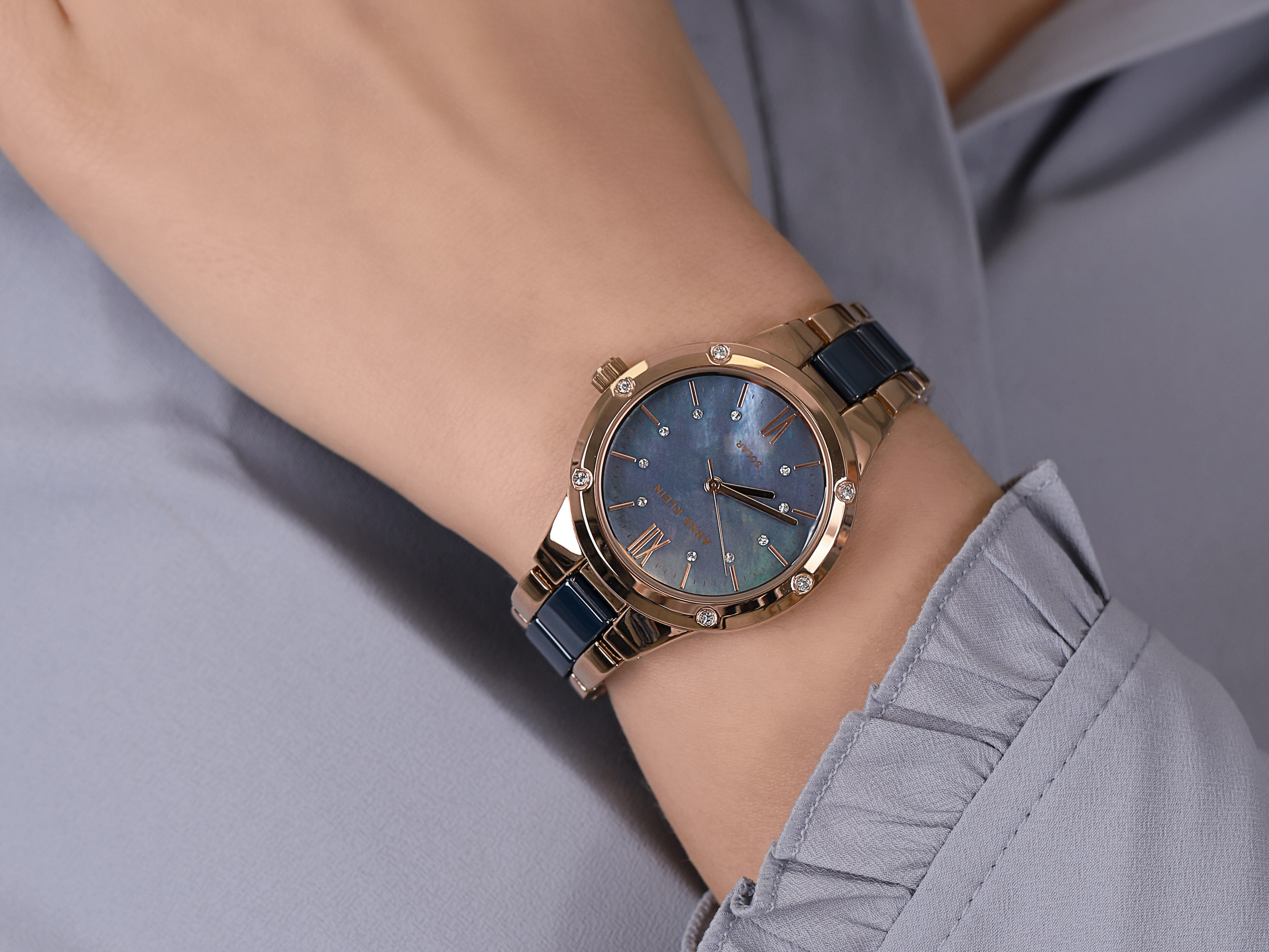 Anne Klein AK-3758NVRG zegarek klasyczny Bransoleta - miniatura 4