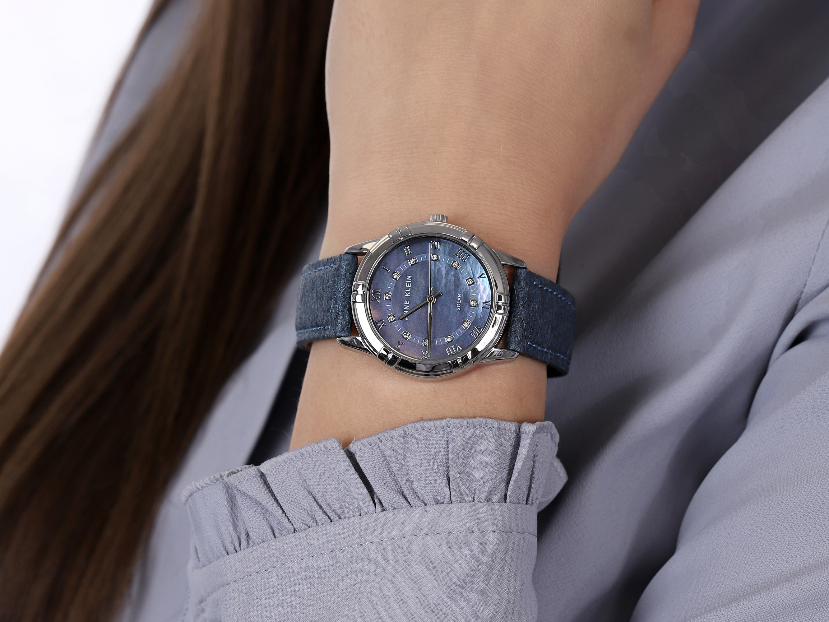 Anne Klein AK-3767BMBL zegarek klasyczny Pasek - miniatura 4