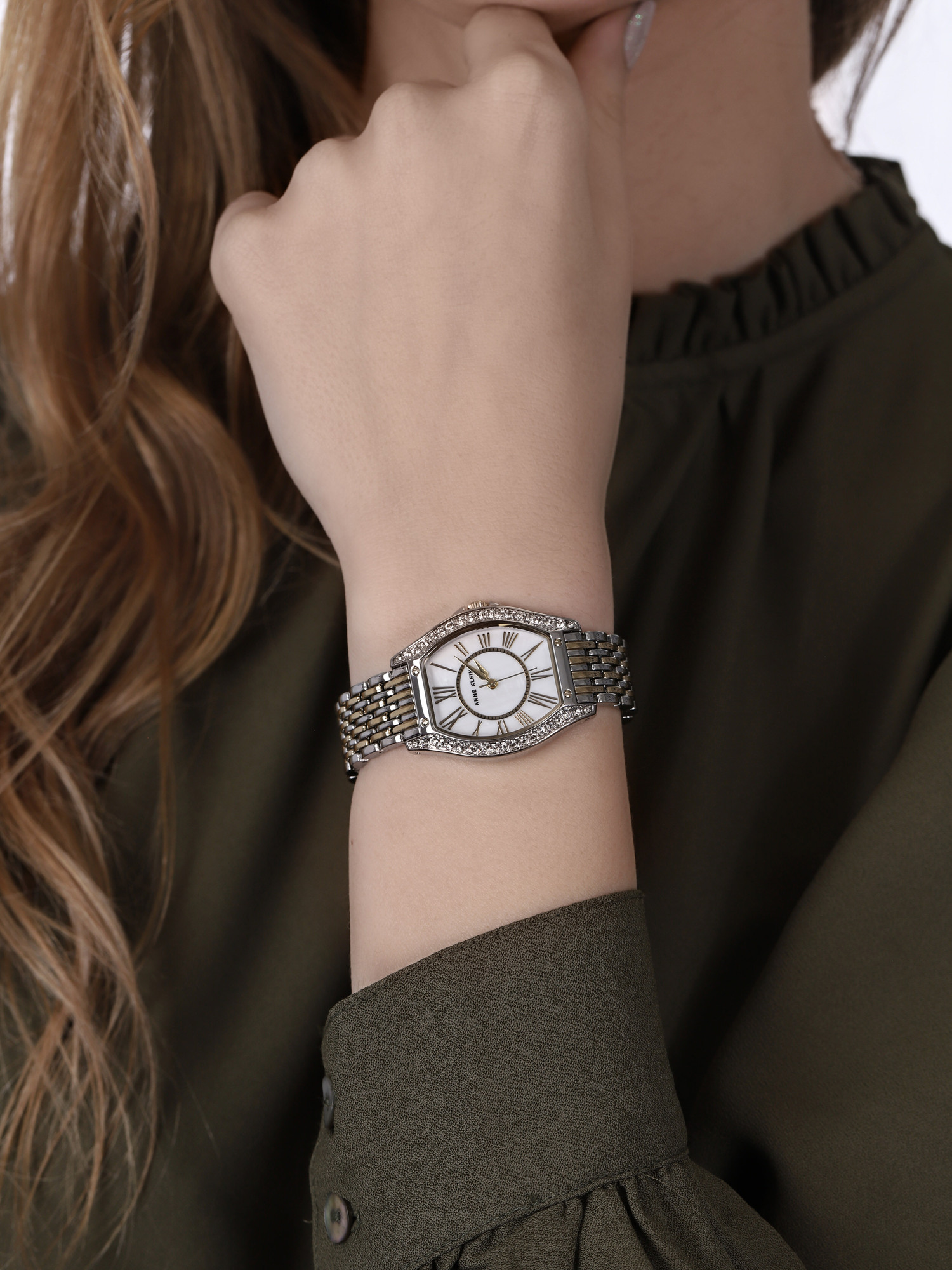 Anne Klein AK-3773MPTT zegarek srebrny fashion/modowy Bransoleta bransoleta - miniatura 3