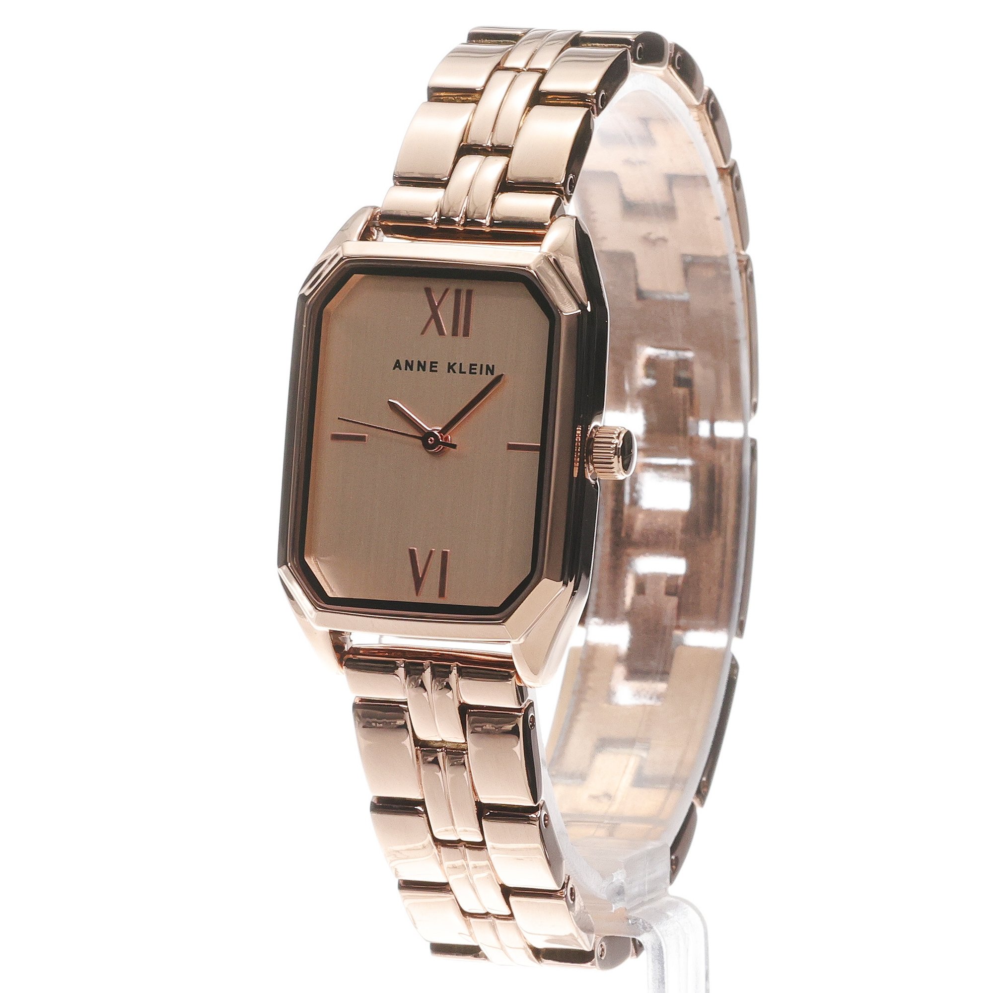 Anne Klein AK-3774RGRG Rose Gold-Tone Bransoleta klasyczny zegarek różowe złoto