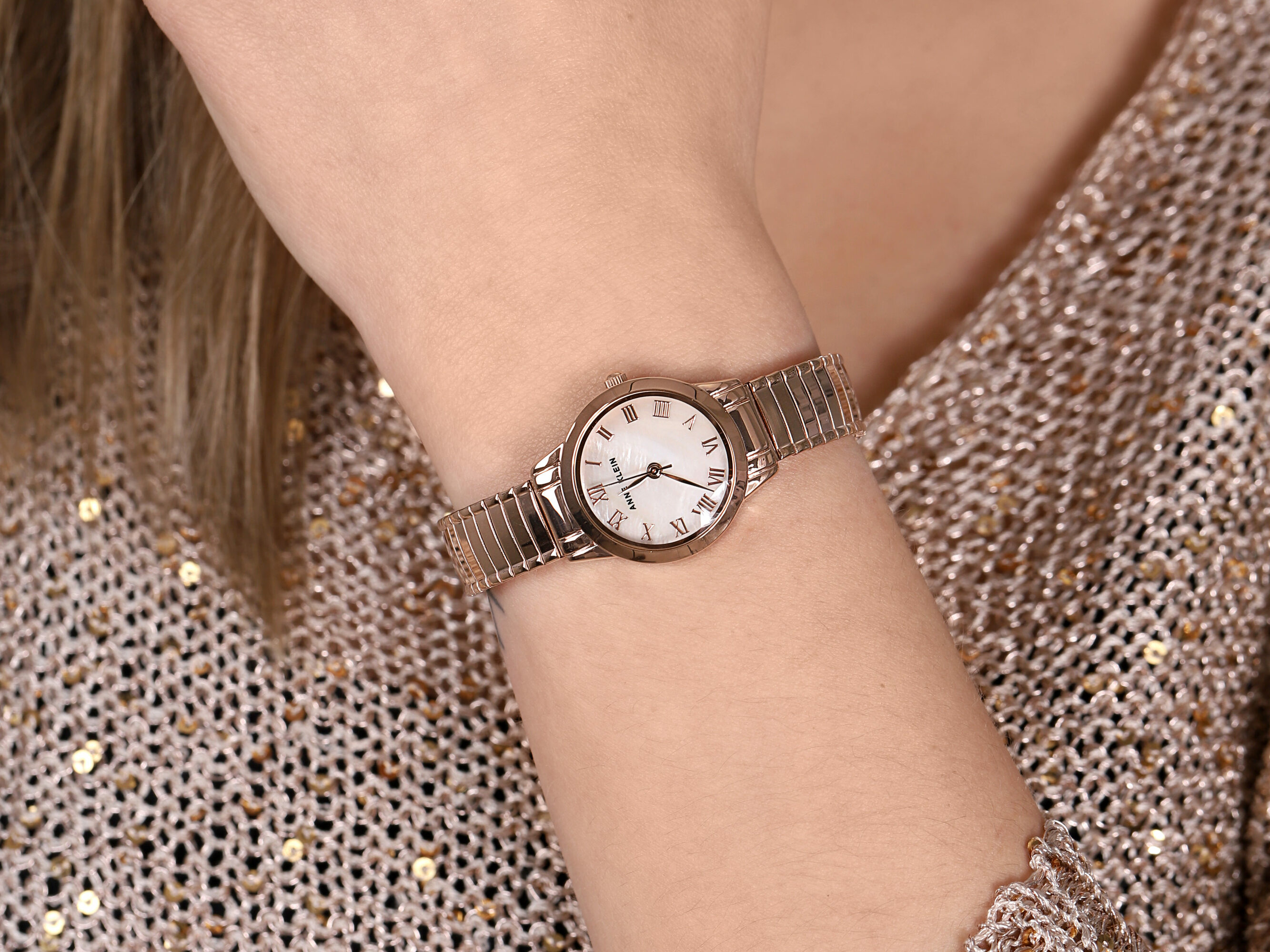 Anne Klein AK-3800PMRG zegarek klasyczny Bransoleta - miniatura 4