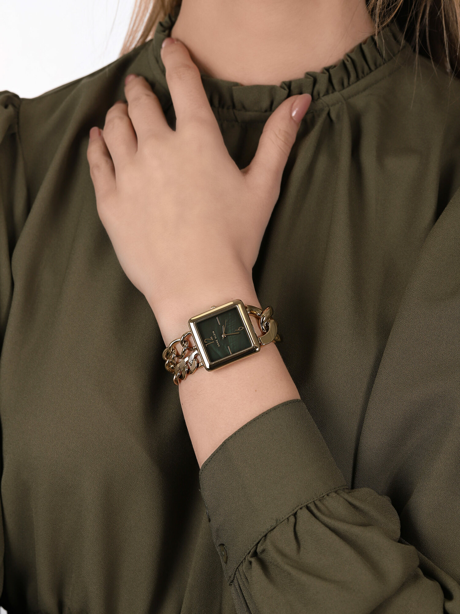Anne Klein AK-3804OLGB damski zegarek Bransoleta bransoleta - miniatura 3