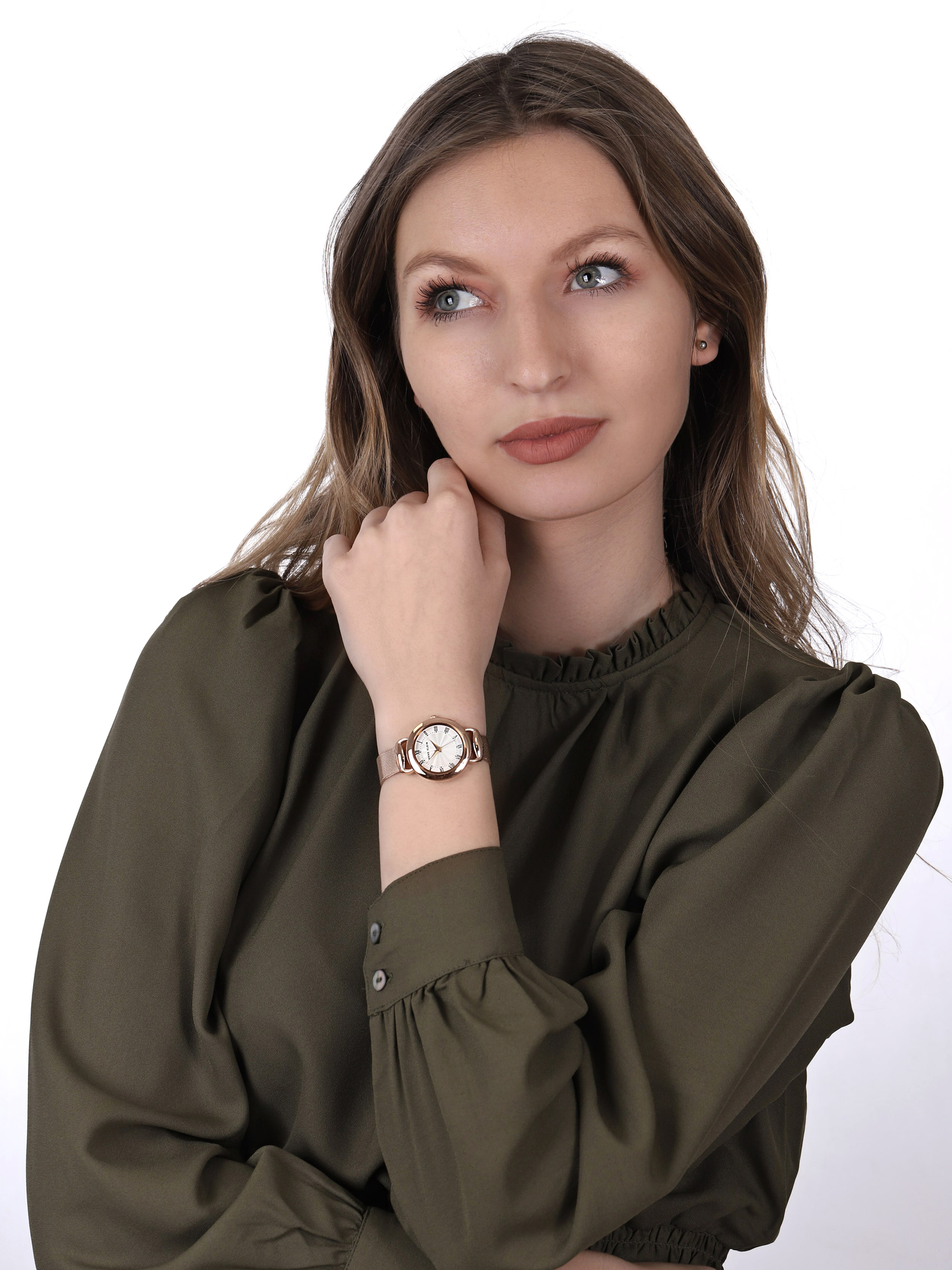 Anne Klein AK-3806SVRG zegarek klasyczny Bransoleta - miniatura 2