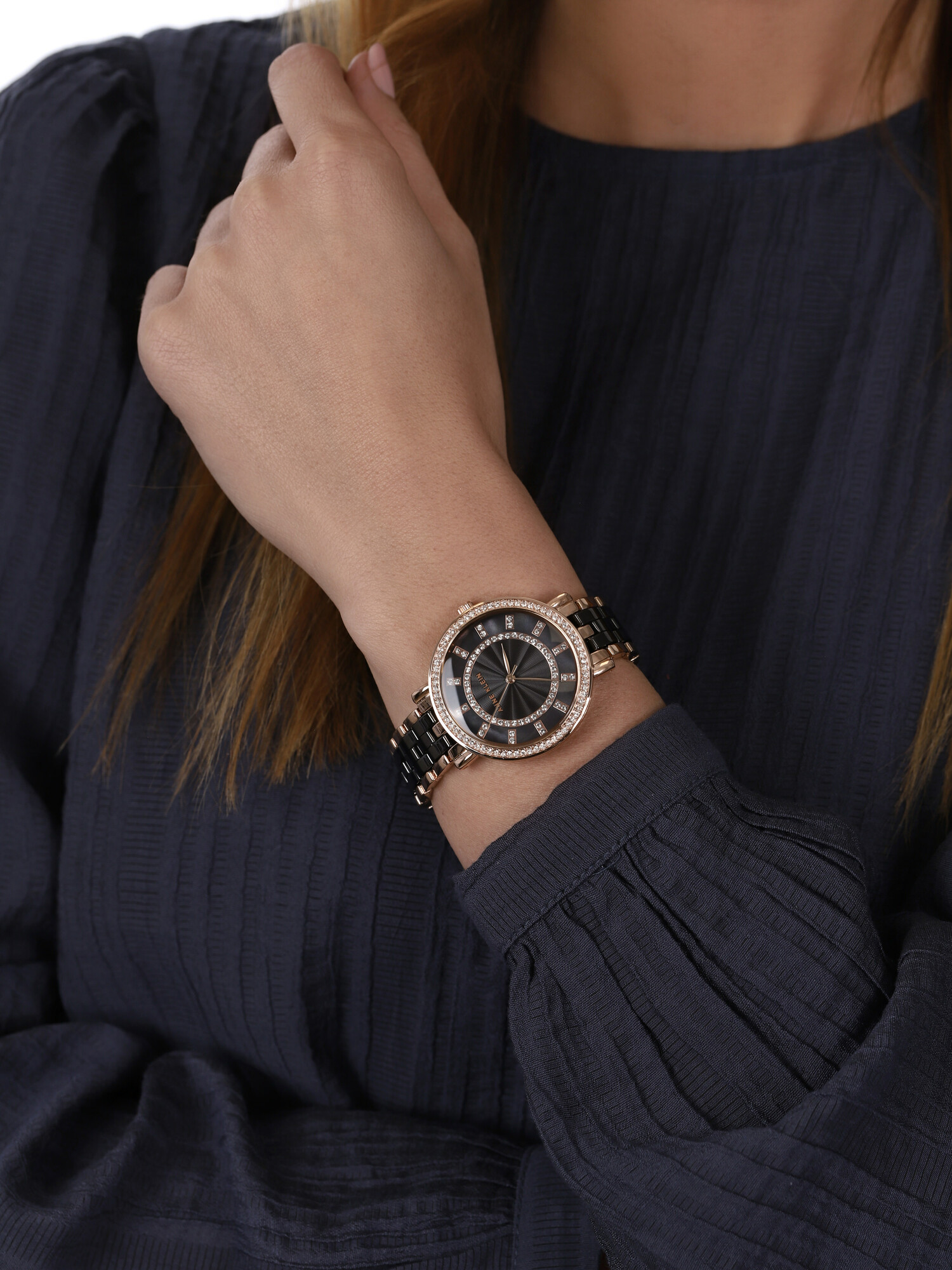 Anne Klein AK-3810BKRG damski zegarek Bransoleta bransoleta - miniatura 3