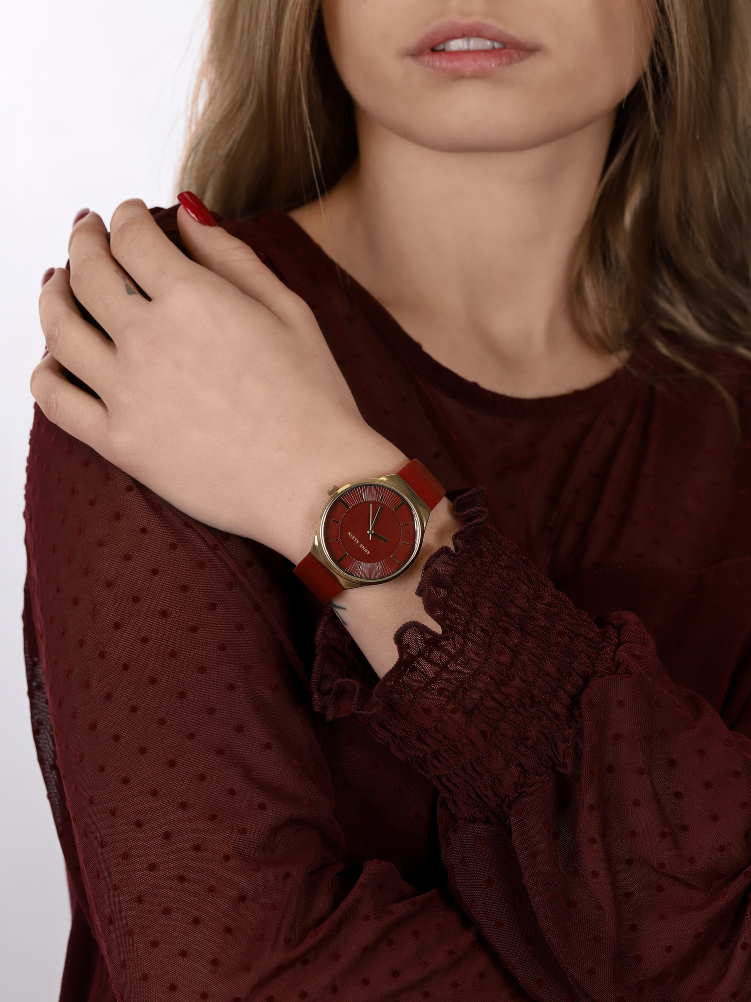 Anne Klein AK-3814BYBY damski zegarek Pasek pasek - miniatura 3