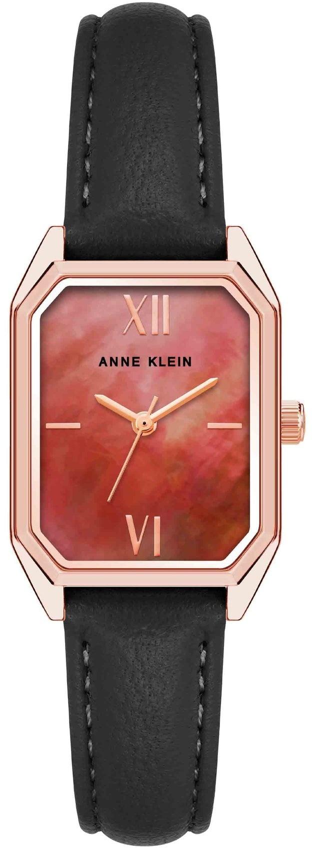 Anne Klein Quartz Analog Red Leather AK-3874BYBK