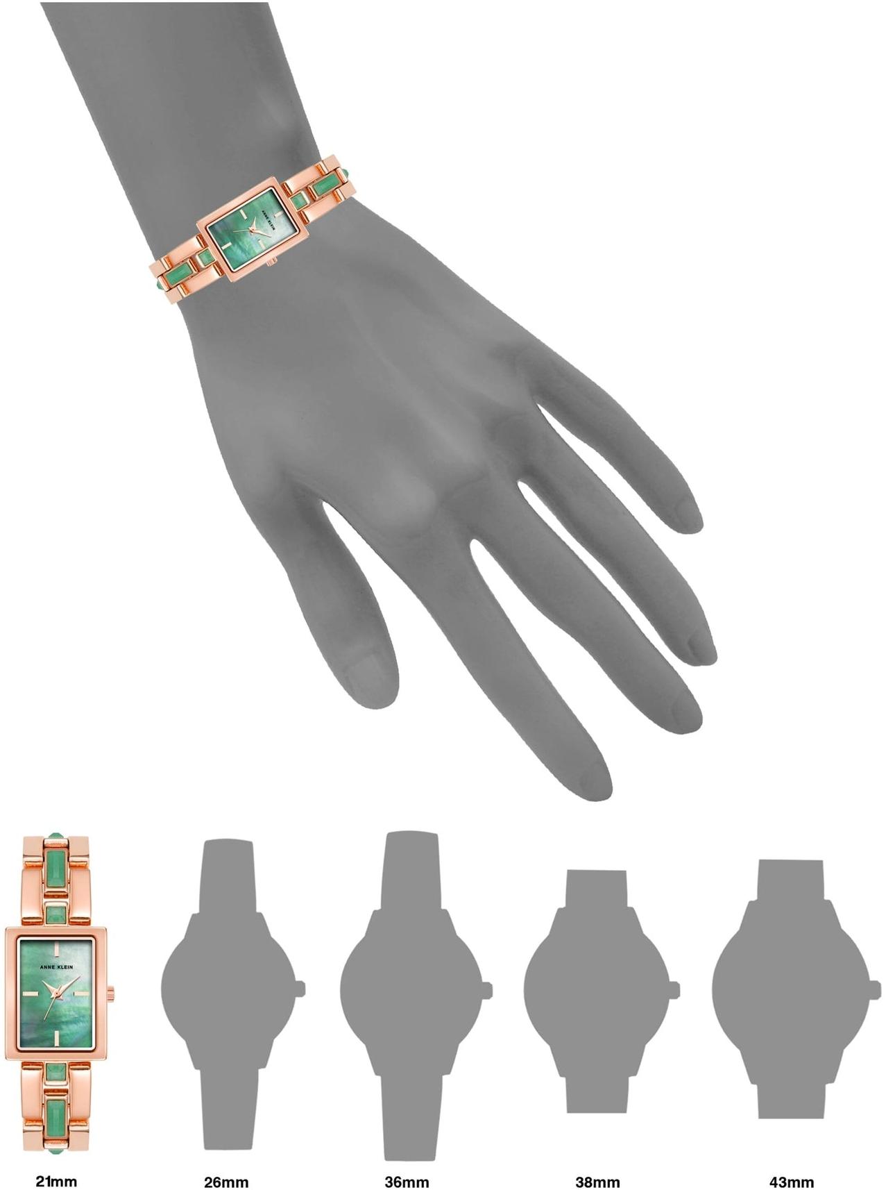 Anne Klein AK-4156AVRG zegarek różowe złoto klasyczny Bransoleta bransoleta - miniatura 5