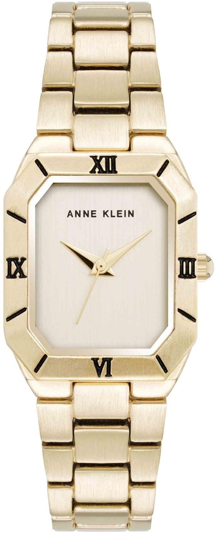 Anne Klein Roman Numeral Bezel Watch AK-5038CHGB