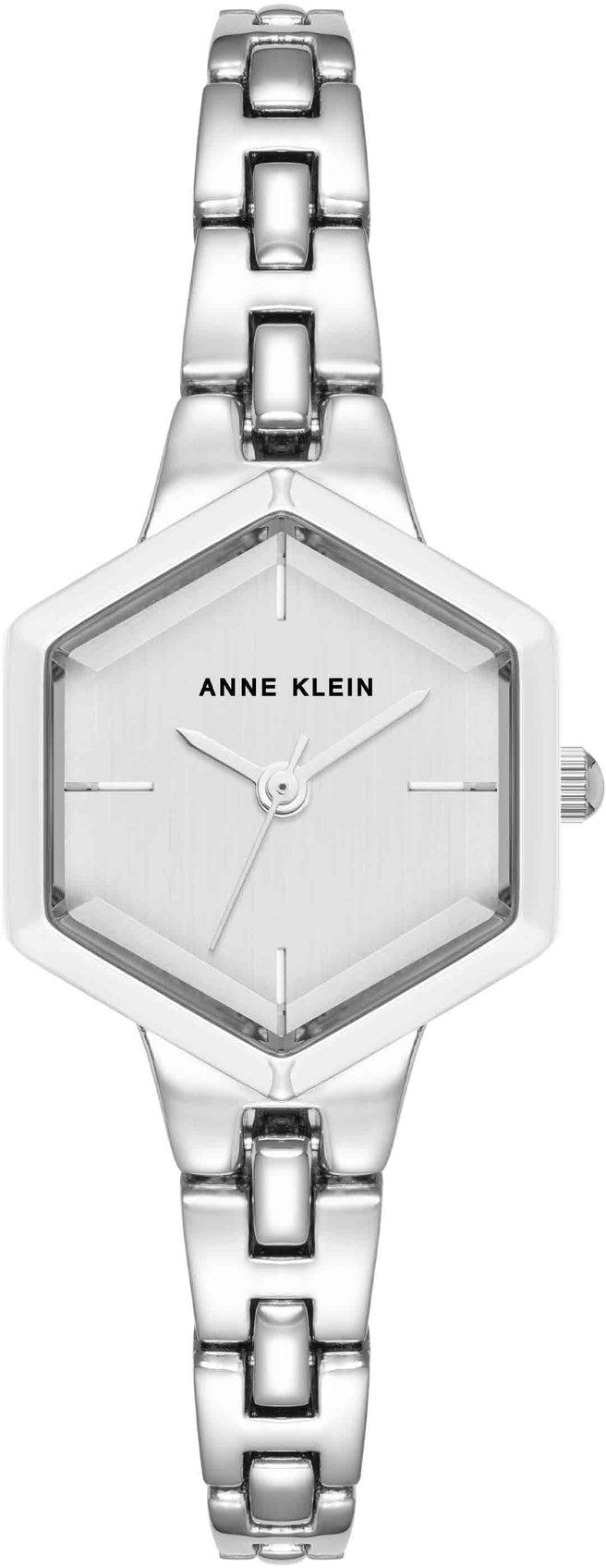 Anne Klein Petite Hexagonal Bracelet Watch AK-5107SVSV