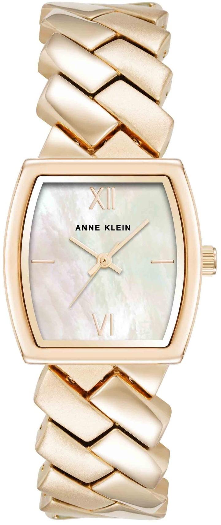 Anne Klein Herringbone Bracelet Watch AK-5122MPGB