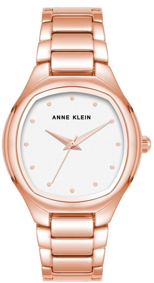 Anne Klein Everyday Cushion Metal Bracelet Watch AK-5132SVRG