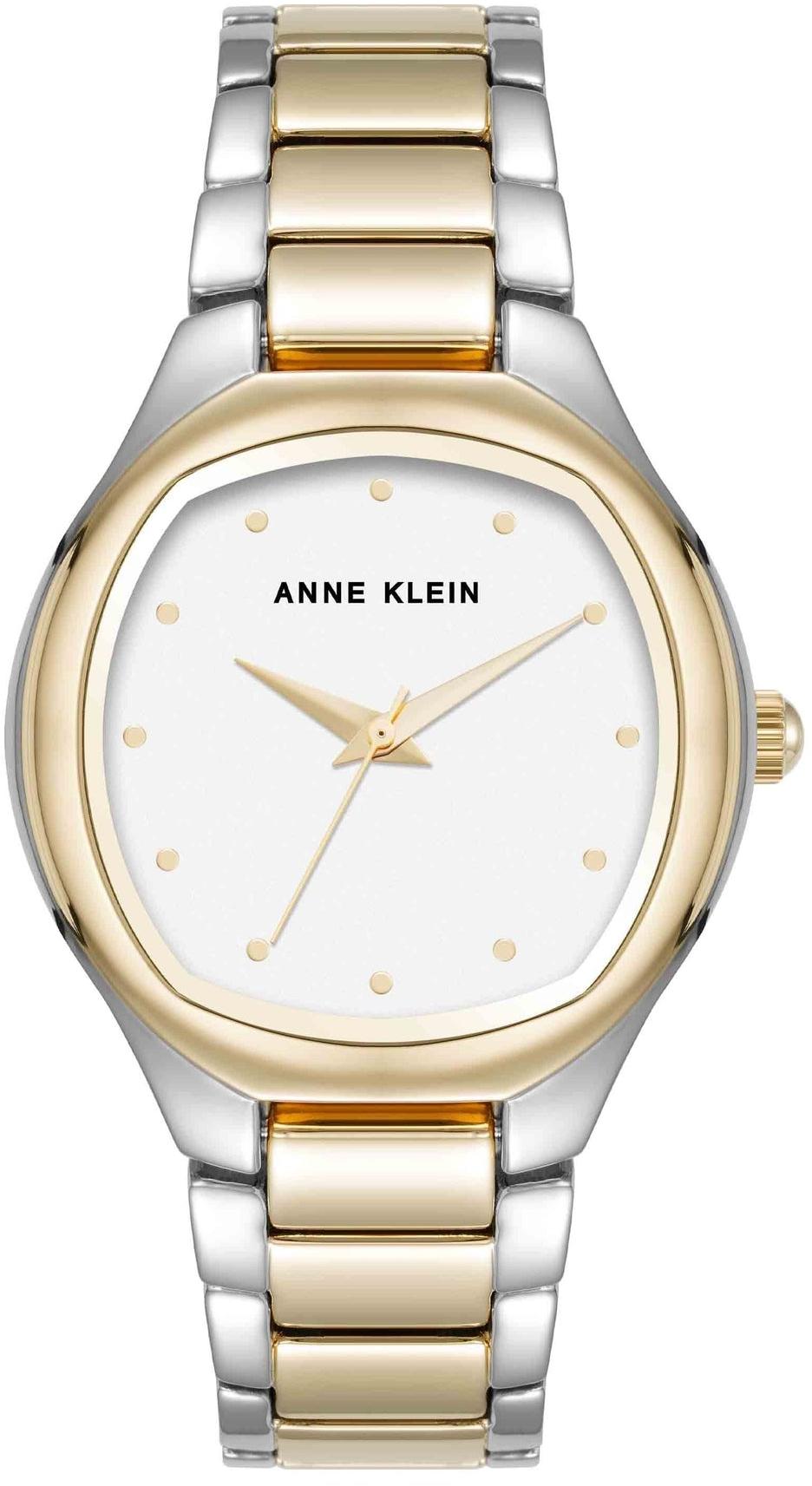Anne Klein Everyday Cushion Metal Bracelet Watch AK-5133SVTT
