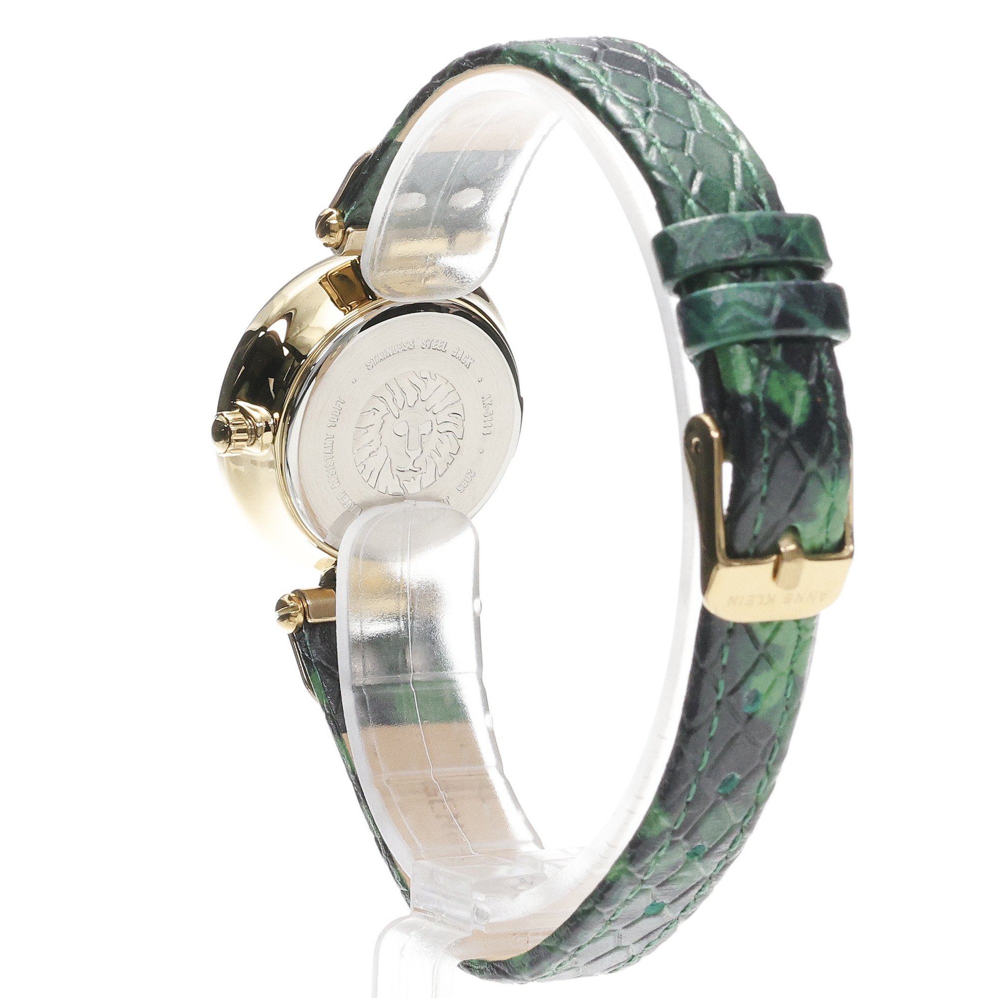 Anne Klein AK-5144CHGN zegarek złoty fashion-modowy Bransoleta pasek - miniatura 4