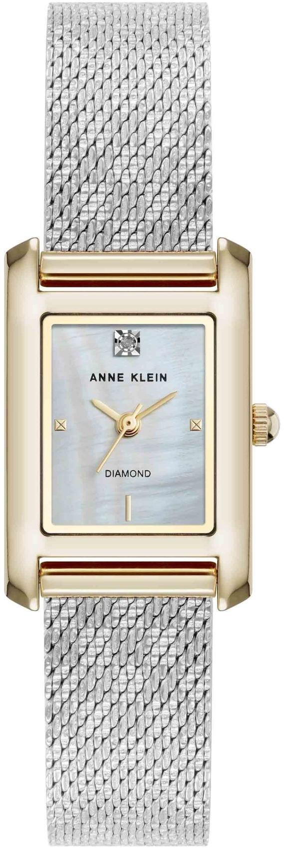 Anne Klein Petite Diamond Dial Bracelet Watch AK-5233MPTT