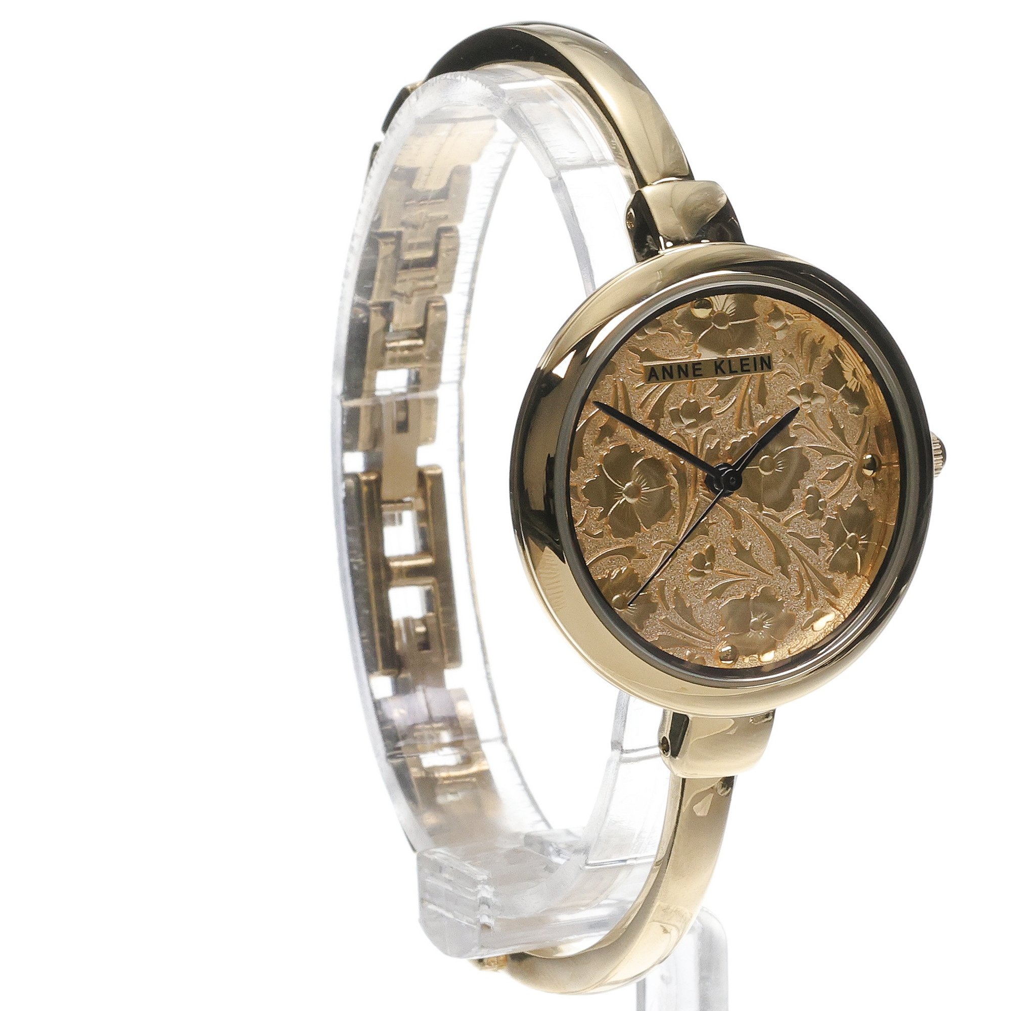 Anne Klein AK-5274GPST Floral Dial Bangle Watch Set zegarek fashion-modowy Bransoleta - miniatura 4