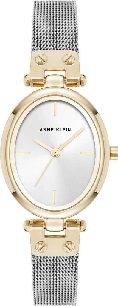 Analog Oval Silver Anne Klein AK-5327SVTT 