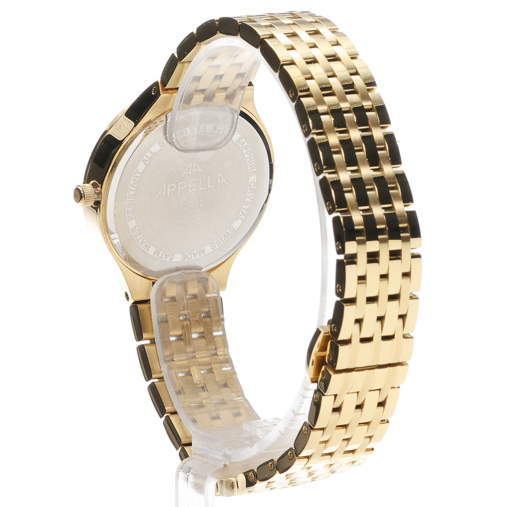 Appella L320021133DMQ Diamonds klasyczny zegarek złoty - miniatura 4