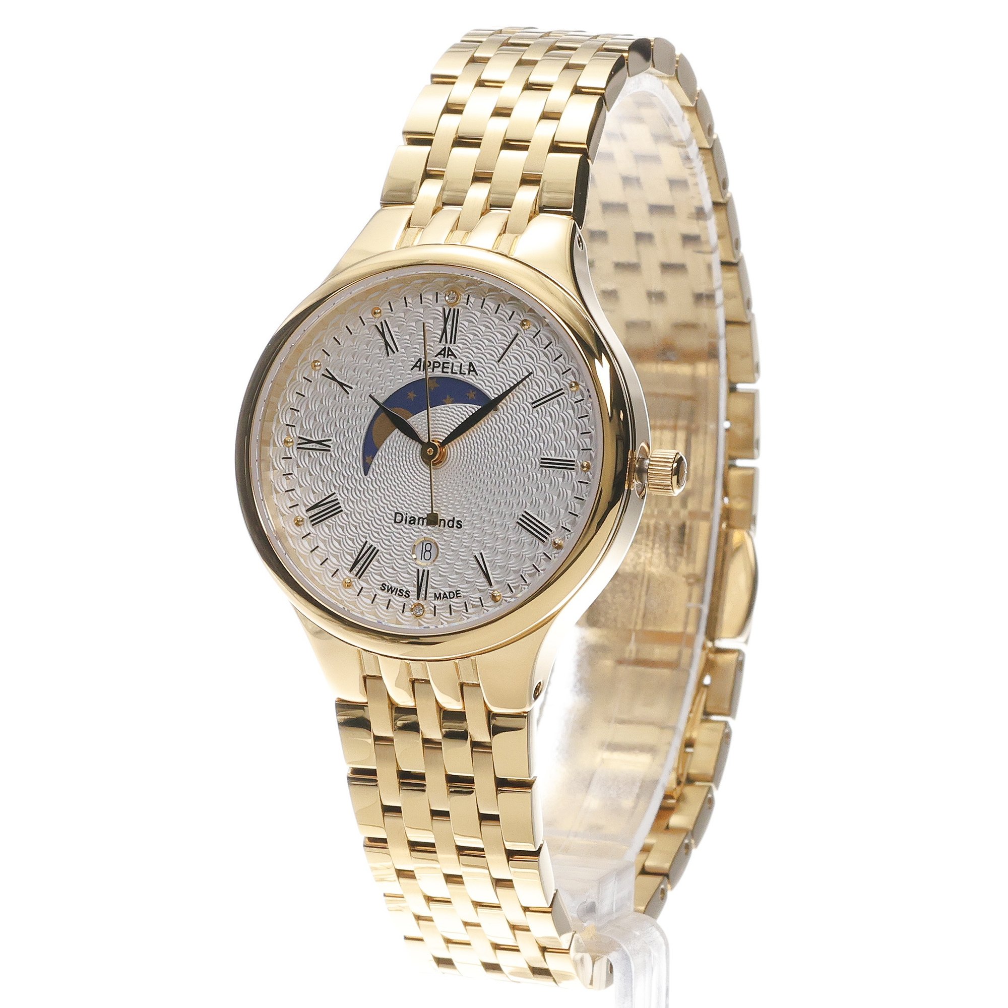 Appella L320021133DMQ zegarek damski klasyczny Diamonds bransoleta - miniatura 2