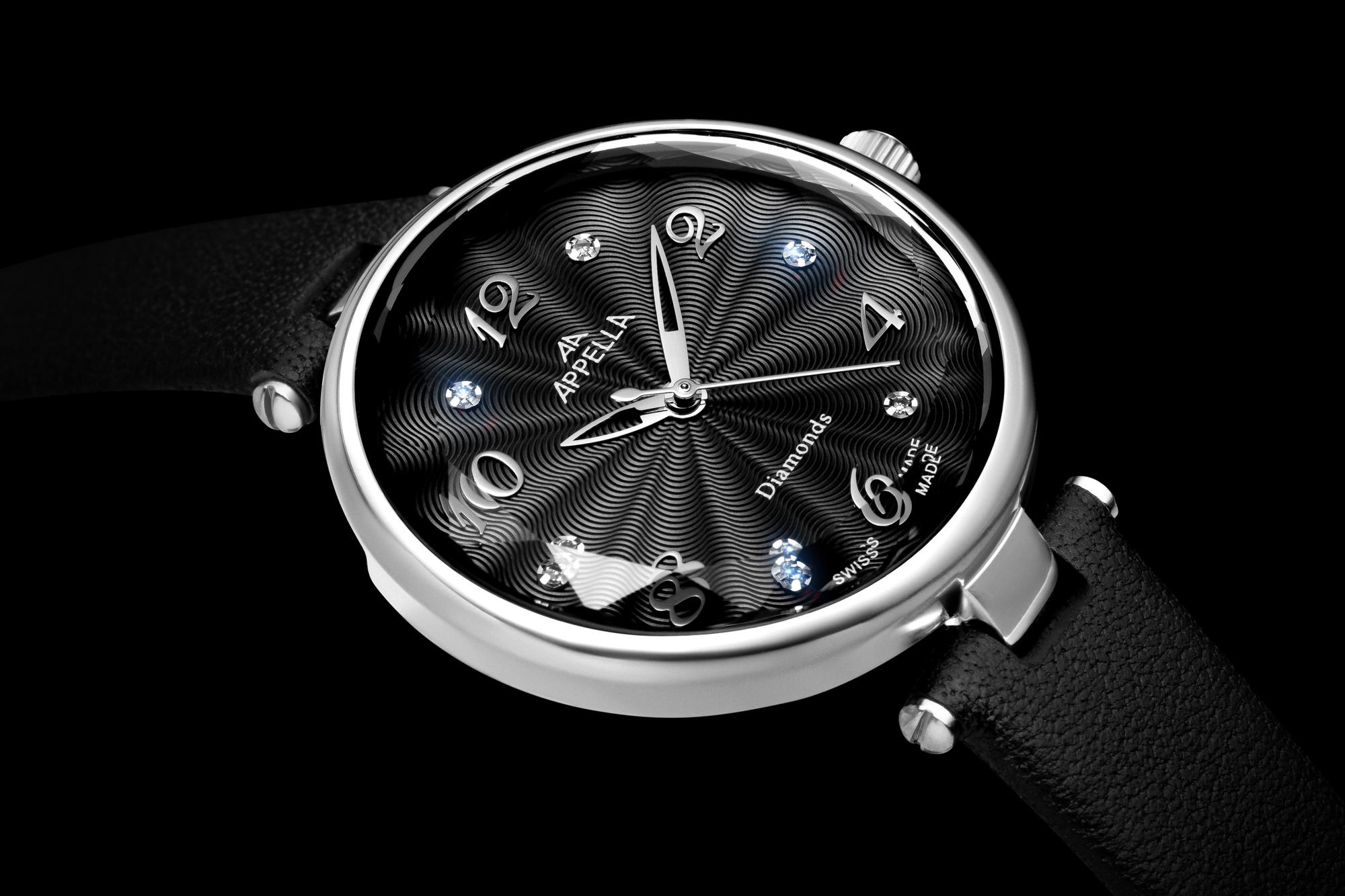 Appella L500045274DQ damski zegarek Diamonds pasek - miniatura 5