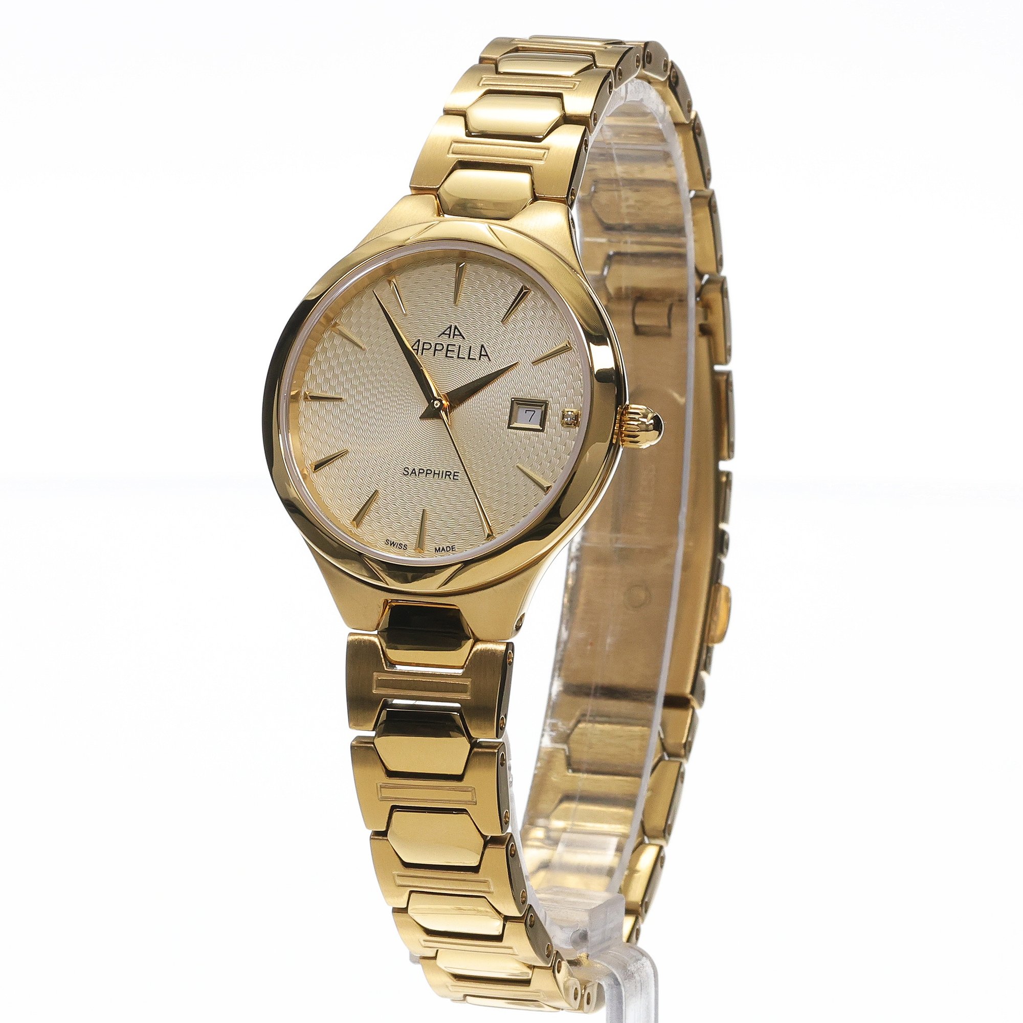 Appella L500101111DQ zegarek damski Diamonds złoty - miniatura 2