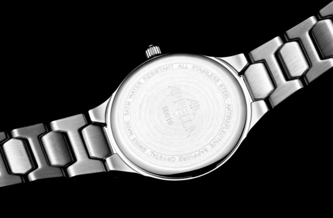 Appella L500105116DQ zegarek srebrny elegancki Diamonds bransoleta - miniatura 6