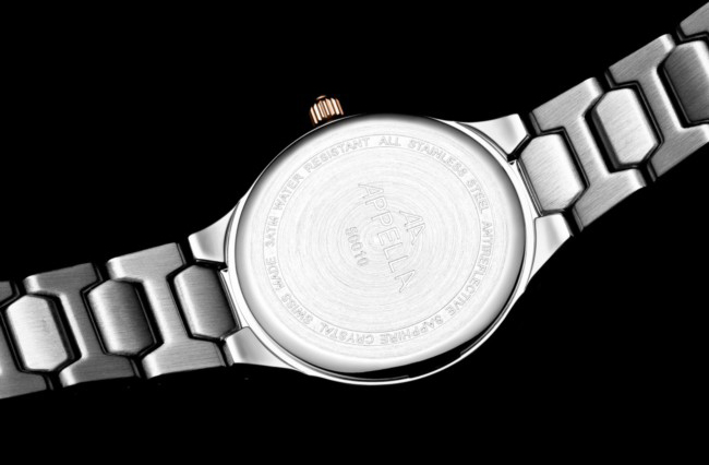 Appella L50010R117DQ Diamonds zegarek damski elegancki szafirowe - miniatura 9
