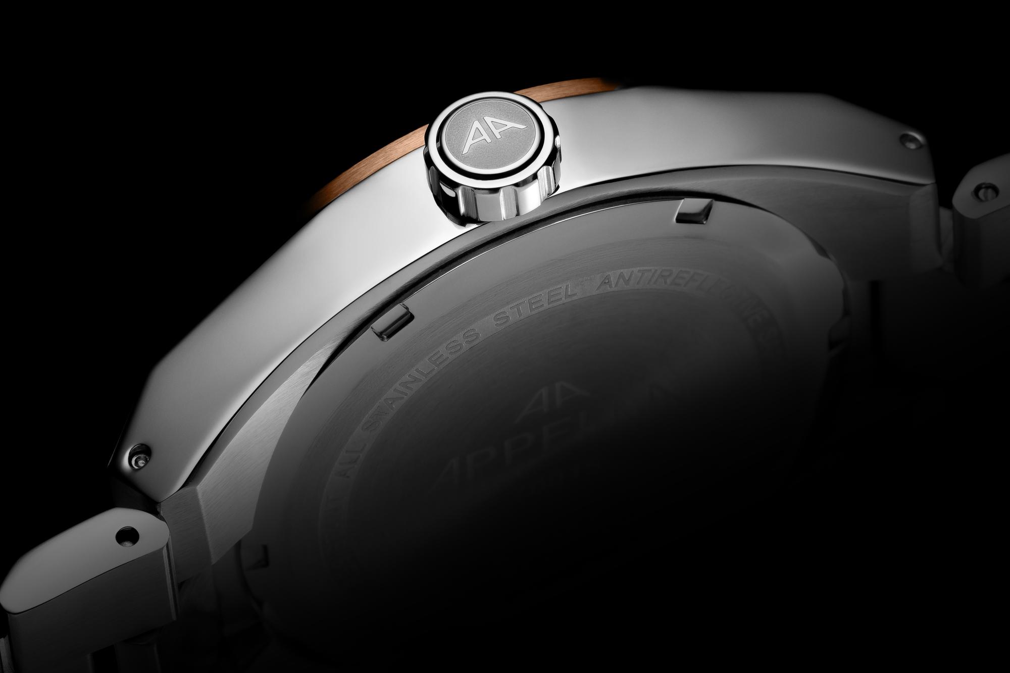 Appella L70015R116Q zegarek męski Bransoleta srebrny