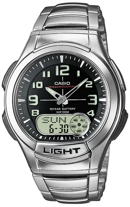 Casio AQ-180WD-1BVES Analogowo - cyfrowe - zdjęcie 1