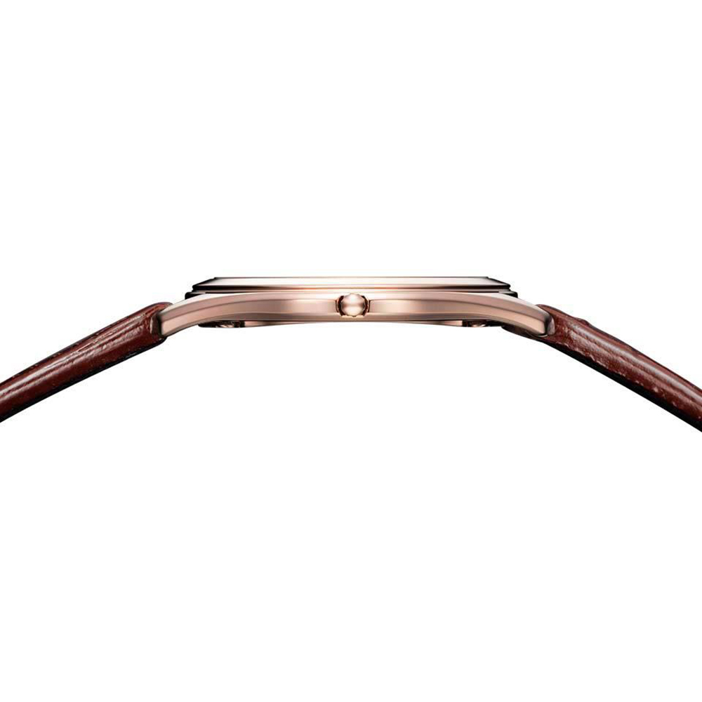 AQ5012-14W zegarek różowe złoto klasyczny Ecodrive pasek - miniatura 4