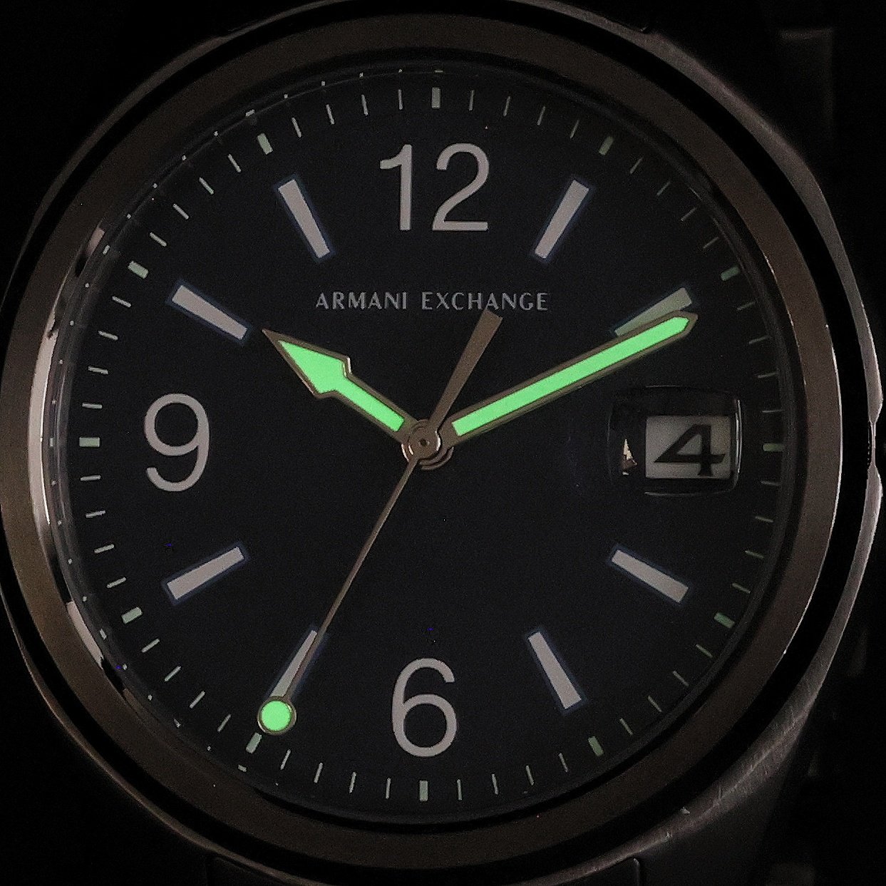 Armani Exchange AX1421 zegarek szary klasyczny Fashion bransoleta - miniatura 5