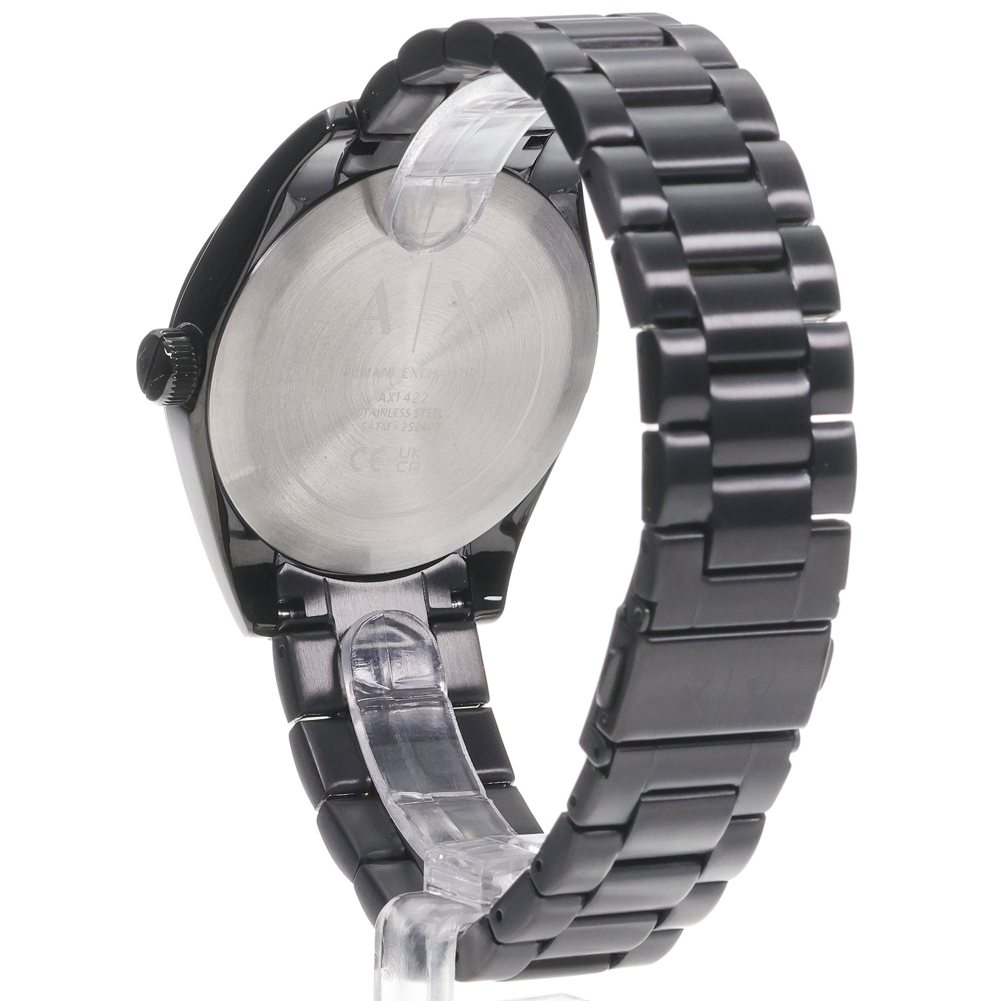 Armani Exchange AX1422 zegarek czarny klasyczny Fashion bransoleta - miniatura 4