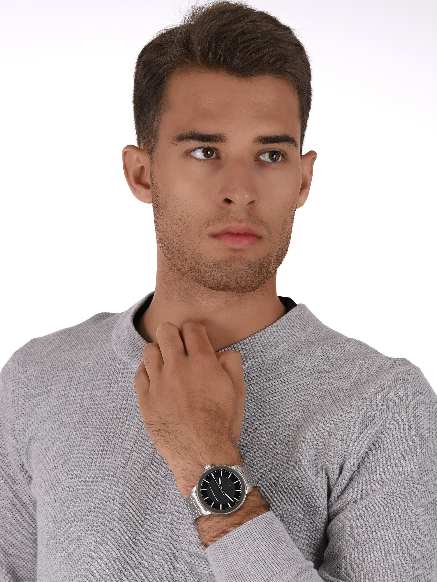 Armani Exchange AX1455 męski zegarek Fashion bransoleta - miniatura 2