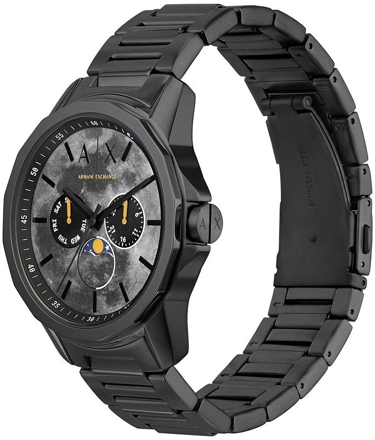 Armani Exchange AX1738 zegarek czarny fashion-modowy Fashion bransoleta - miniatura 4
