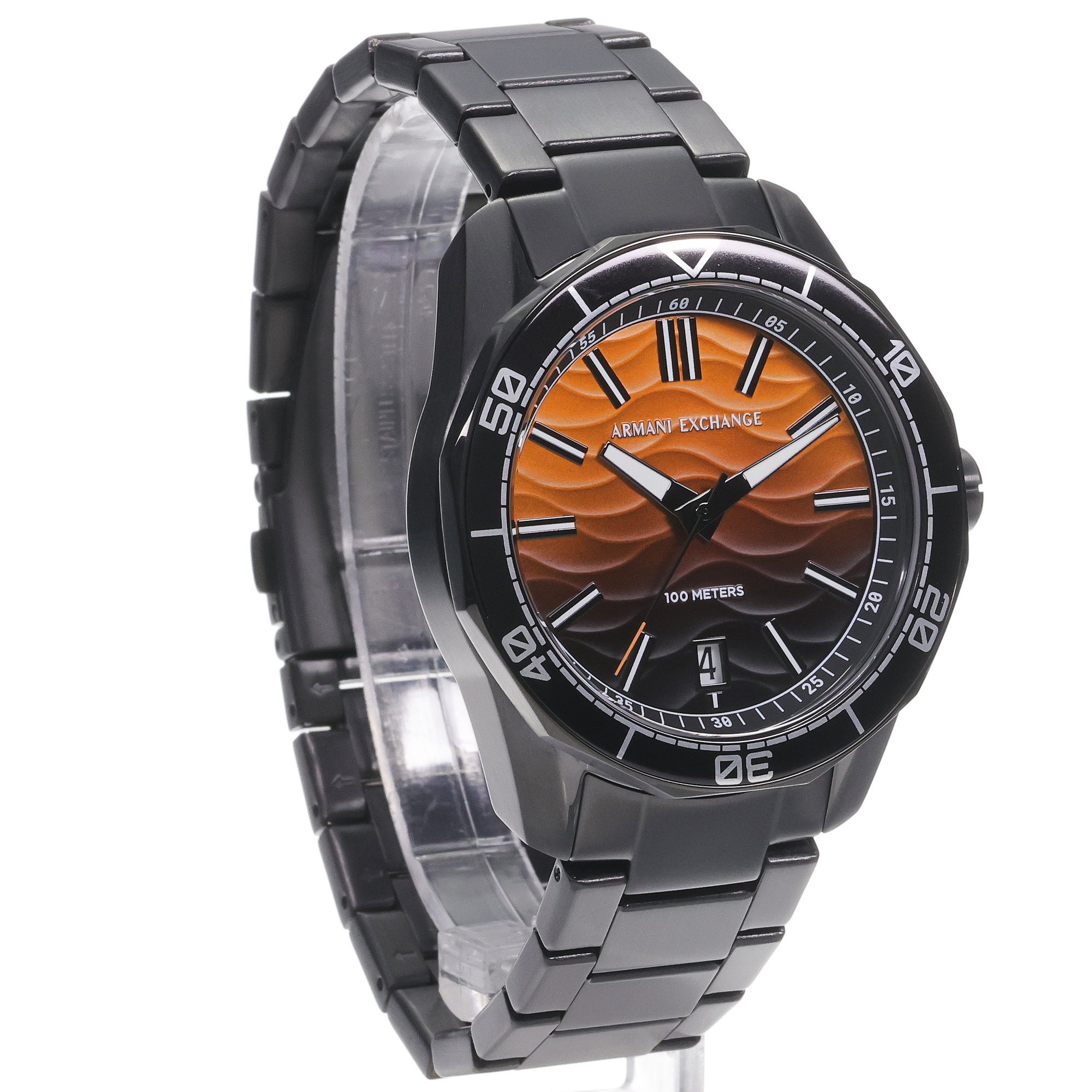 Armani Exchange AX1964 zegarek czarny fashion-modowy Armani Exchange bransoleta - miniatura 3