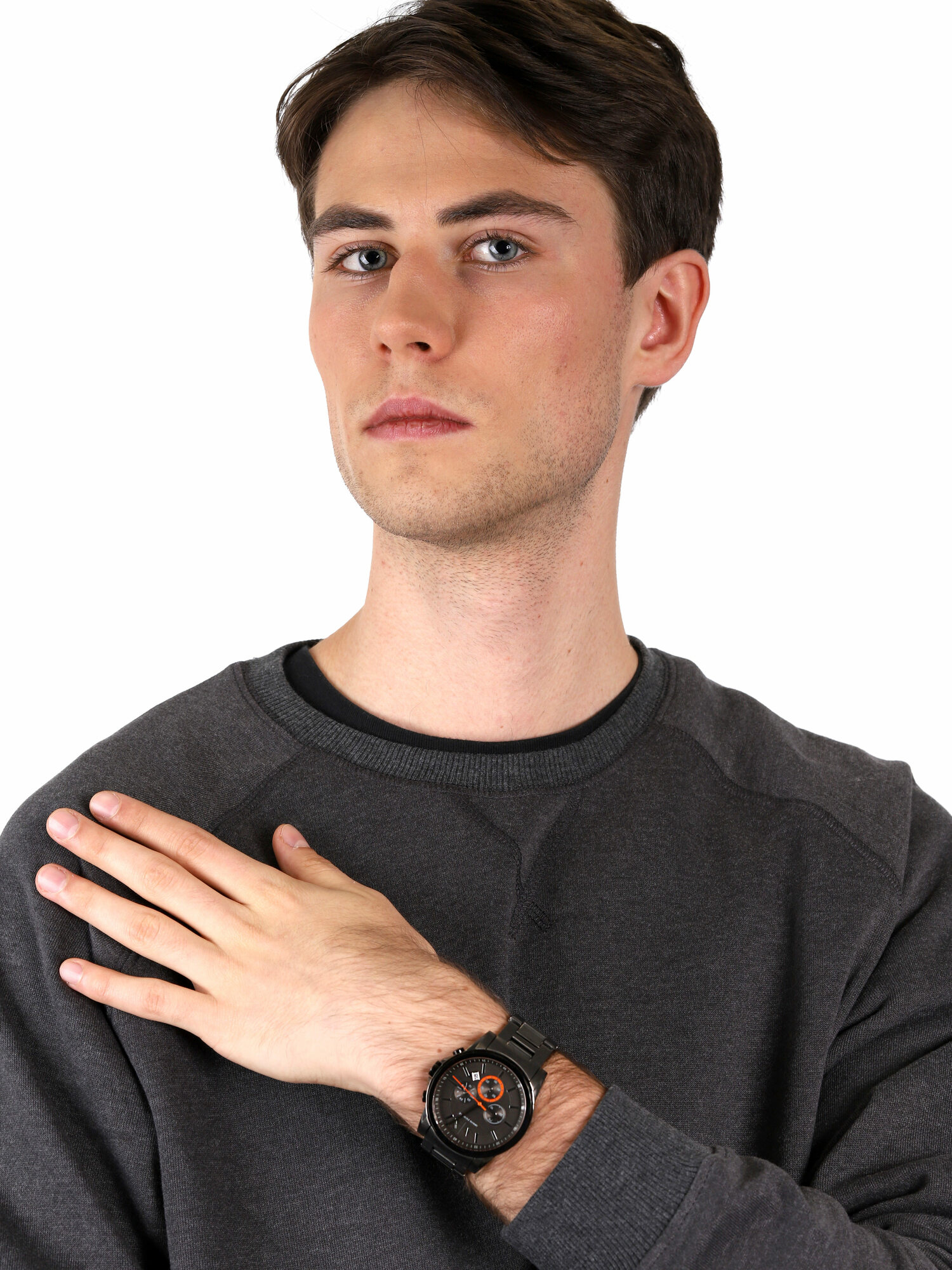 Armani Exchange AX2514 zegarek czarny sportowy Fashion bransoleta - miniatura 2