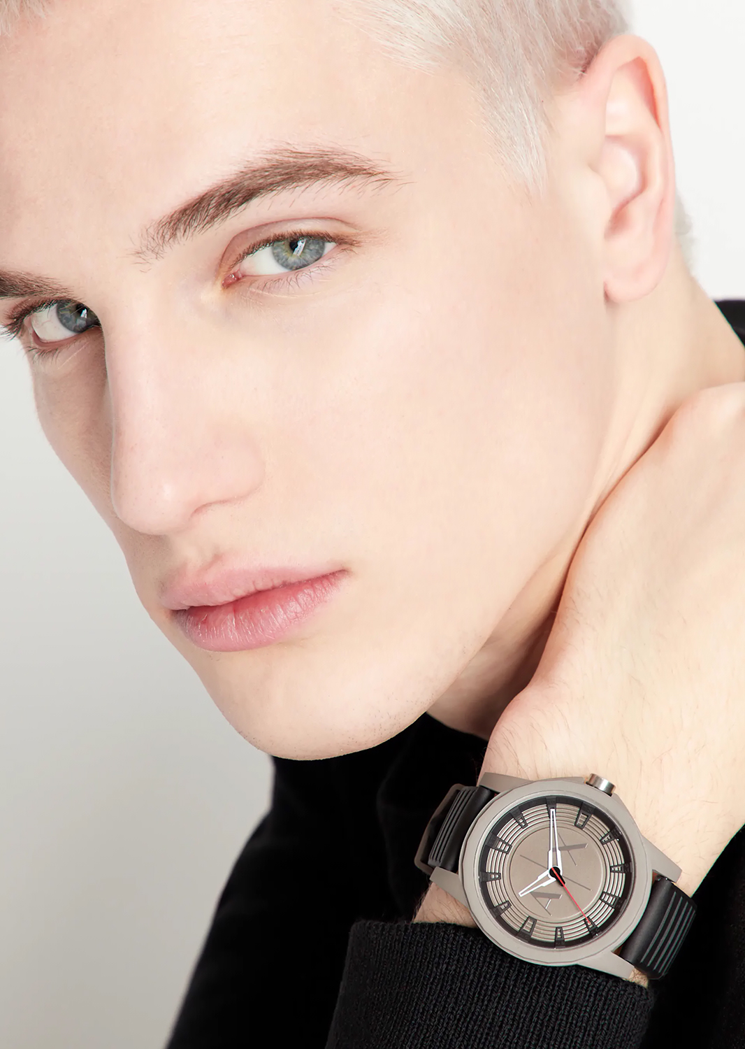 Armani Exchange AX2526 zegarek szary klasyczny Fashion pasek - miniatura 5