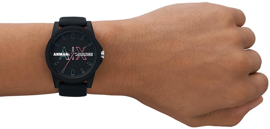 Armani Exchange AX2529 zegarek niebieski klasyczny Fashion pasek - miniatura 5