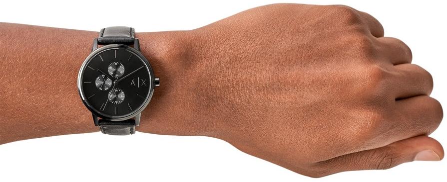 Armani Exchange AX2719 zegarek czarny klasyczny Fashion pasek