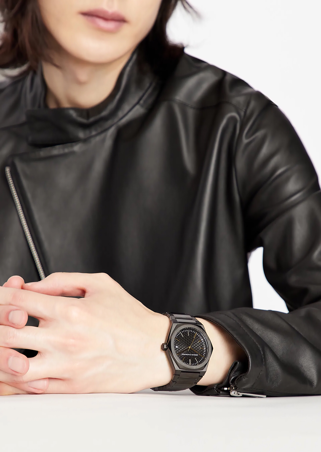 Armani Exchange AX2812 zegarek czarny klasyczny Fashion bransoleta - miniatura 5