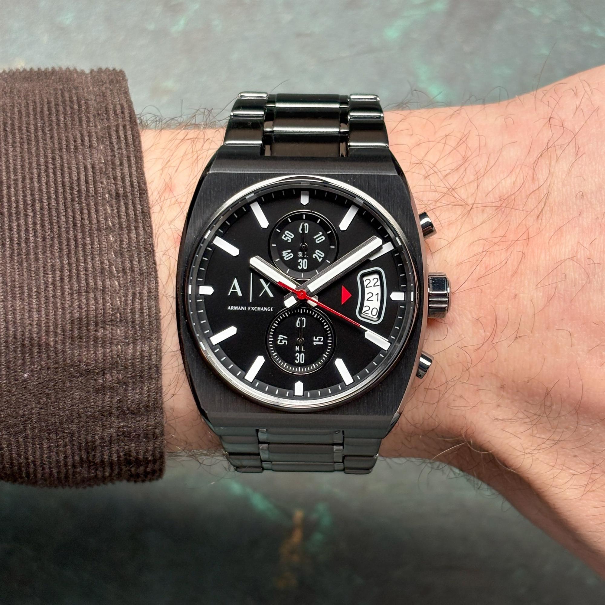 Armani Exchange AX2823 Oliver Chronograph Fashion klasyczny zegarek szary